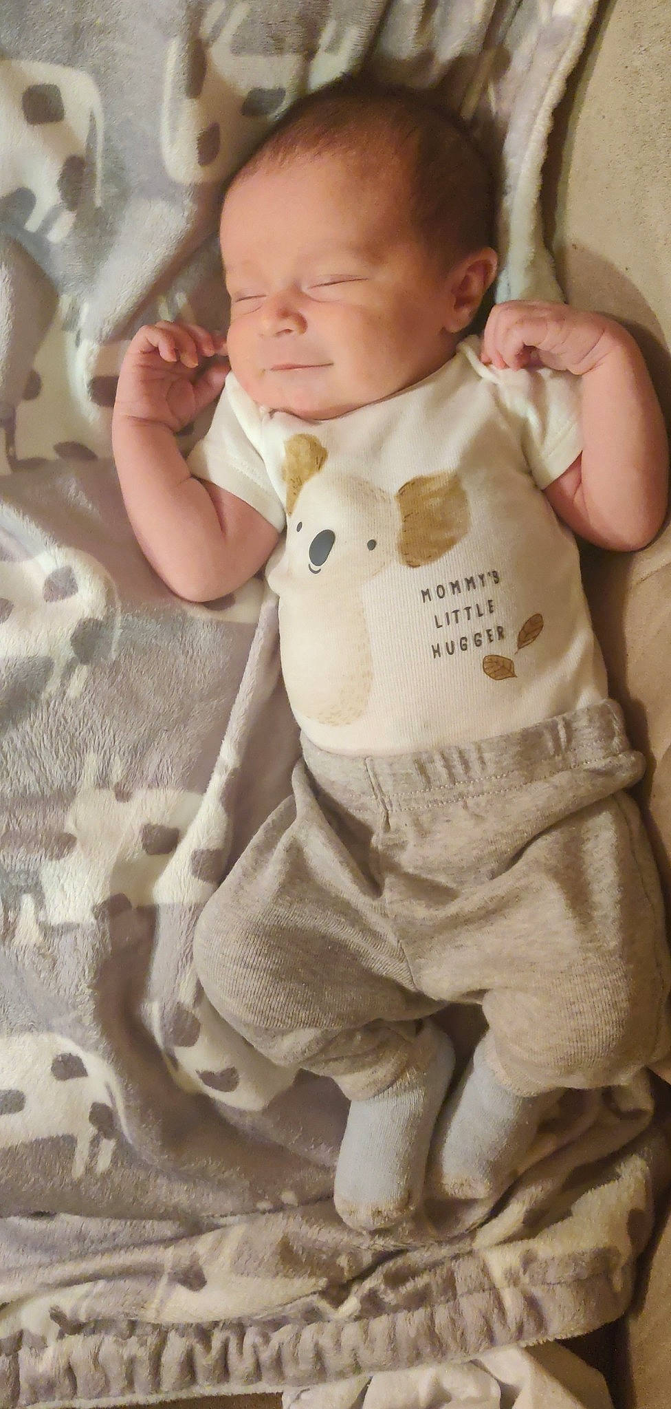 Grayson joined the competition — help win amazing prizes! baby, baby_safety, baby_toddler_clothing, cheek, child, chin, comfort, eyebrow, face, flooring, head, linens, mammal, neck, nose, person, skin, sleeve, t_shirt, toddler