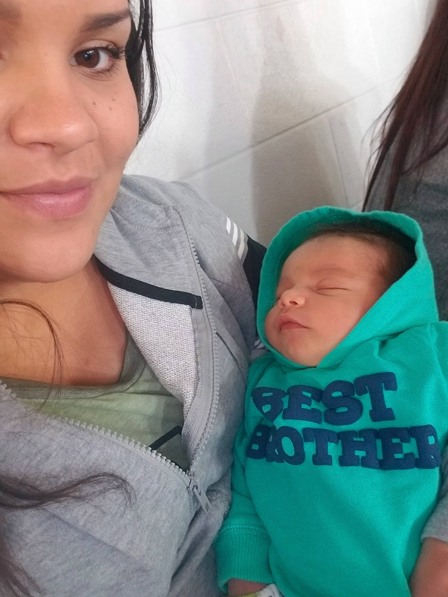 Kaison joined the competition — help win amazing prizes! baby, cheek, child, chin, eye, face, forehead, green, head, lip, mouth, neck, nose, outerwear, person, photography, selfie, skin, smile, toddler