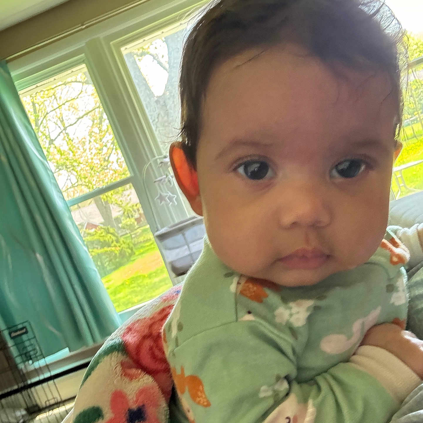 Eva joined the competition — help win amazing prizes! baby, clothing, couch, dress, face, furniture, hair, happy, head, homedecor, indoors, interiordesign, person, photography, plant, portrait, pottedplant, sitting, smile, window