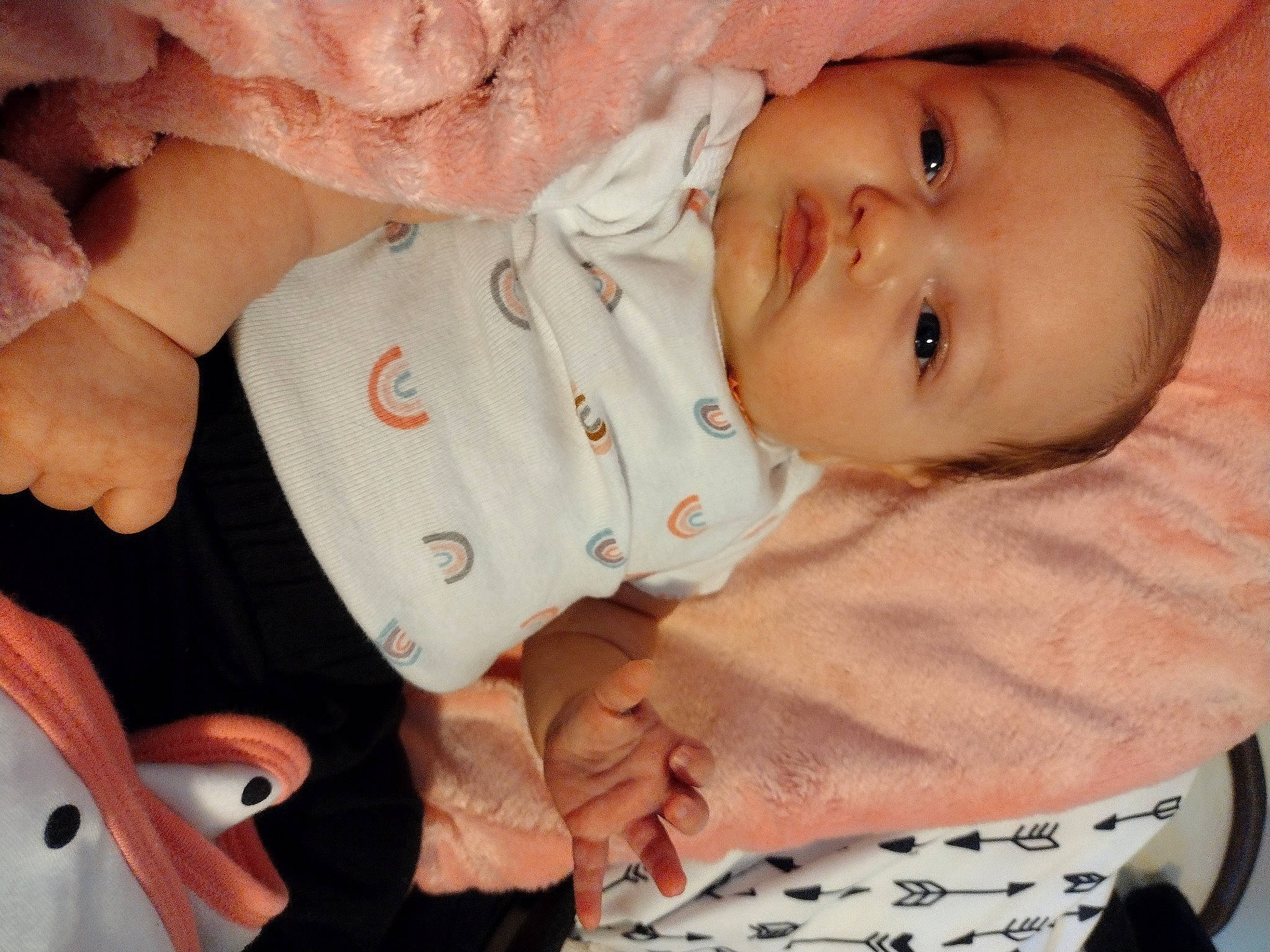 Lillian joined the competition — help win amazing prizes! arm, baby, baby_toddler_clothing, cheek, chin, dress, eyebrow, facial_expression, finger, gesture, hand, happy, iris, lip, mouth, neck, nose, person, skin, sleeve