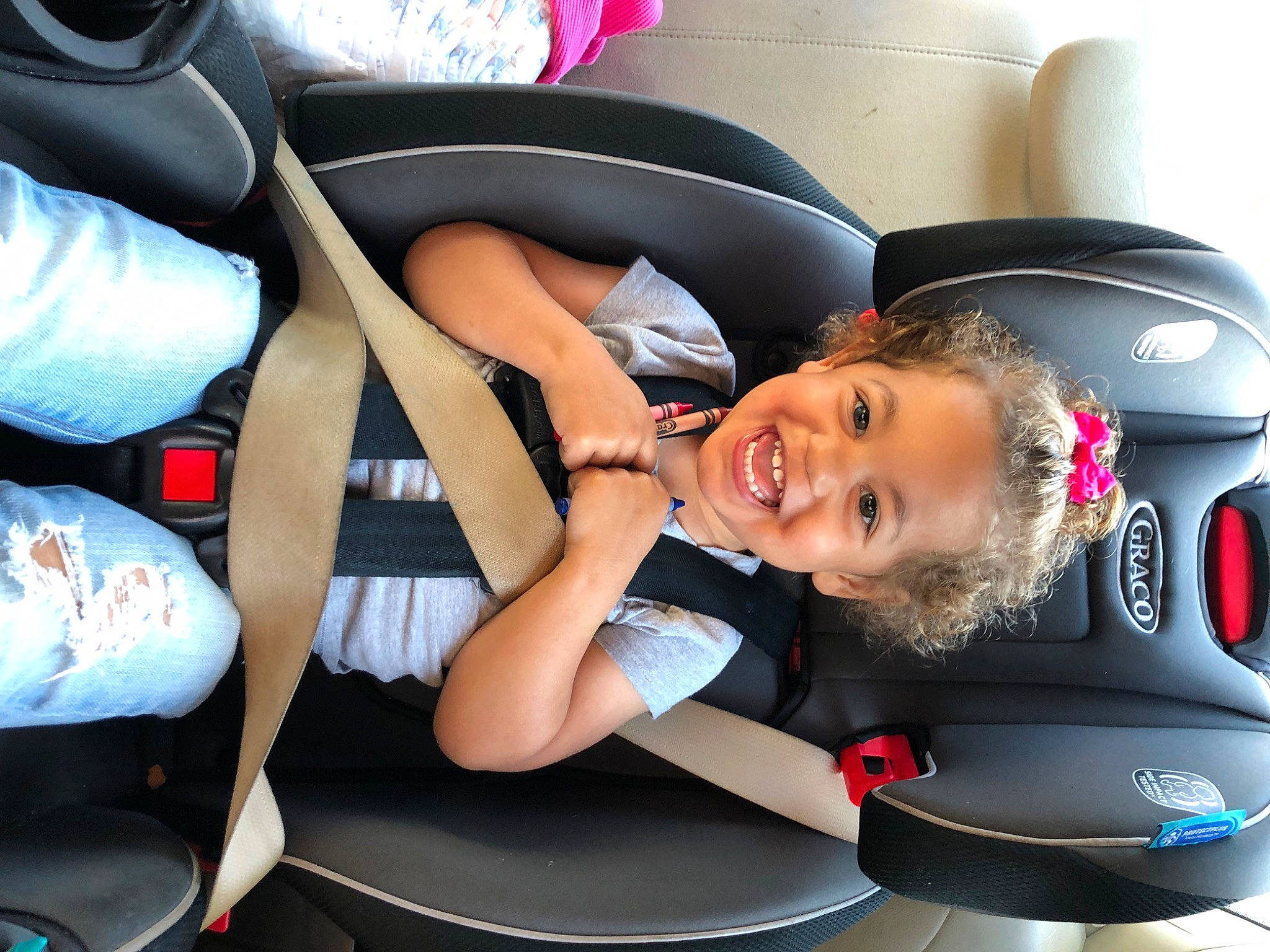 Skylar joined the competition — help win amazing prizes! auto_part, automotive_design, automotive_exterior, automotive_tire, automotive_wheel_system, car, car_seat, car_seat_cover, comfort, happy, head_restraint, joy, motor_vehicle, person, rim, smile, sports_gear, steering_part, steering_wheel, vehicle