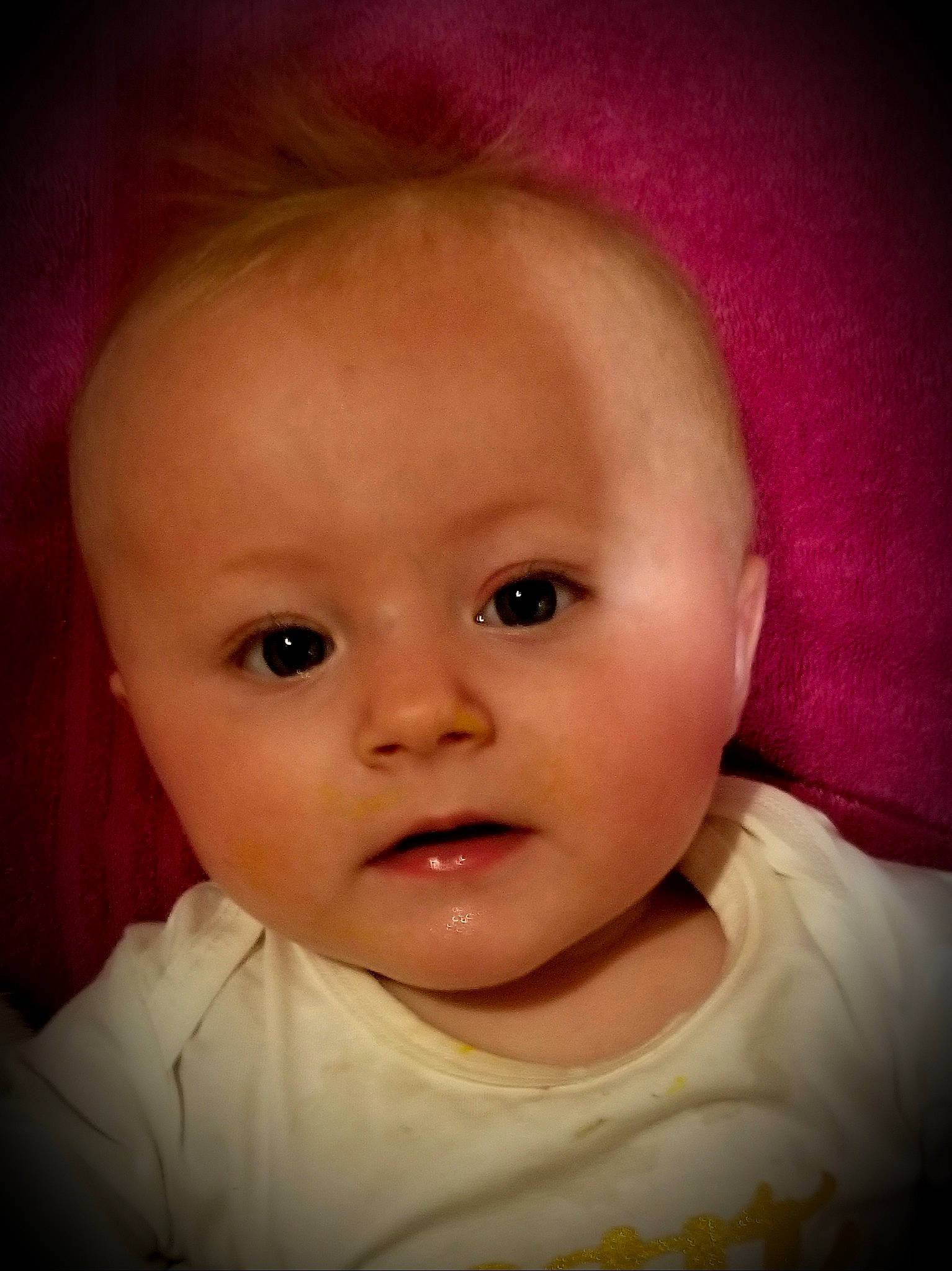 Timberlyn joined the competition — help win amazing prizes! baby, beauty, cheek, child, chin, close_up, eye, eyebrow, face, facial_expression, forehead, head, iris, lip, mouth, nose, person, photograph, pink, skin