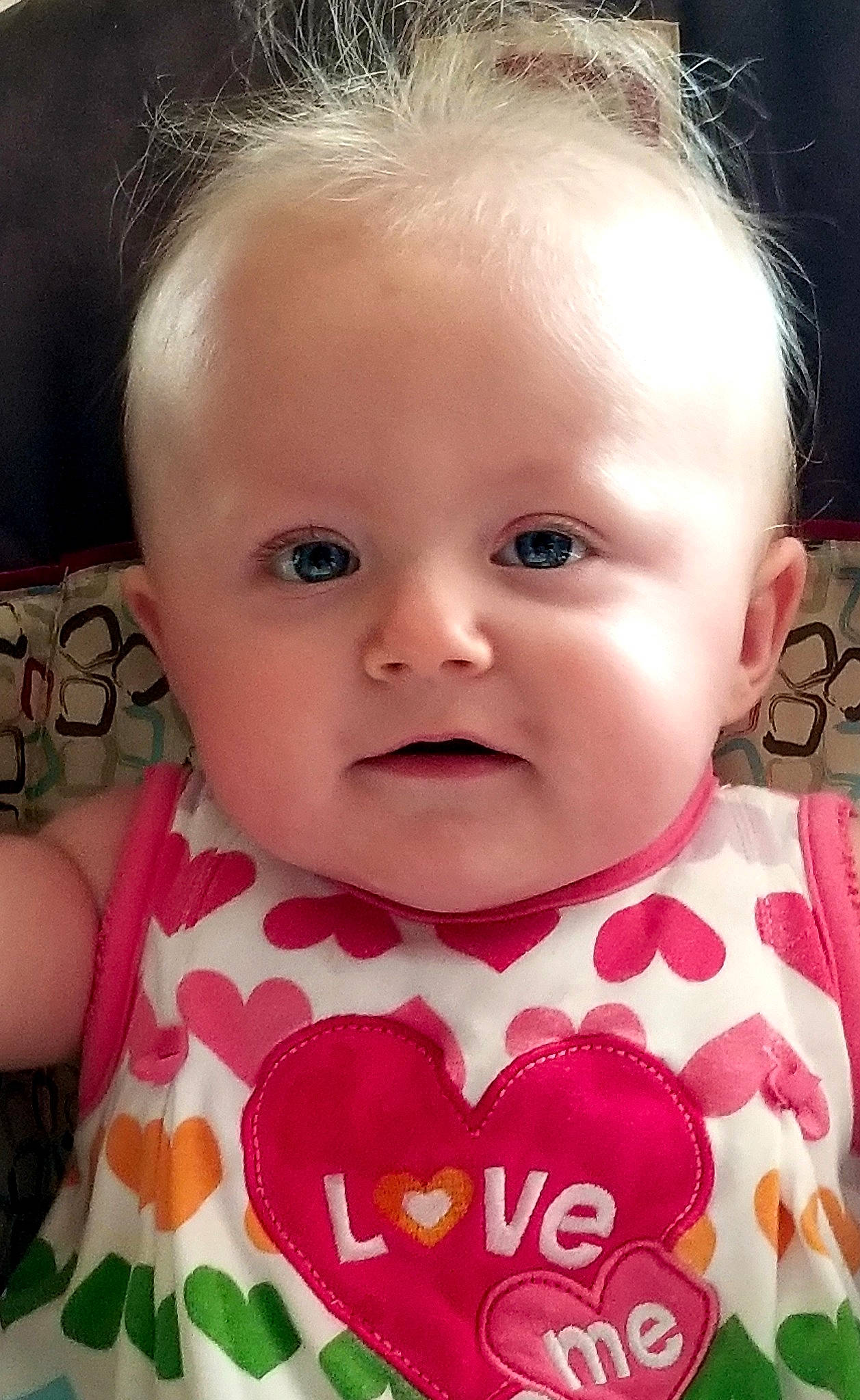 Timberlyn is registered to the contest to win money with this photo: baby, baby_making_funny_faces, beauty, cheek, child, chin, close_up, eye, eyebrow, face, facial_expression, forehead, head, iris, lip, mouth, nose, person, pink, skin