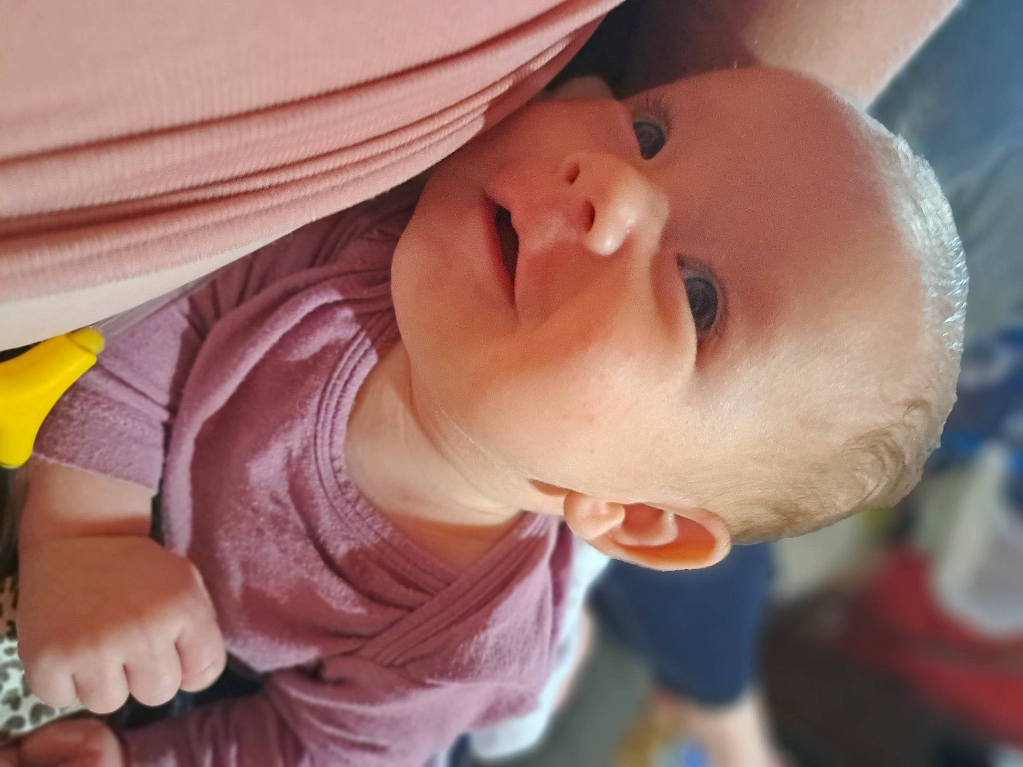 Lucky joined the competition — help win amazing prizes! baby, baby_products, baby_toddler_clothing, cheek, child, comfort, eyebrow, eyelash, fashion_accessory, finger, fun, happy, iris, lip, mouth, nose, person, skin, sleeve, smile