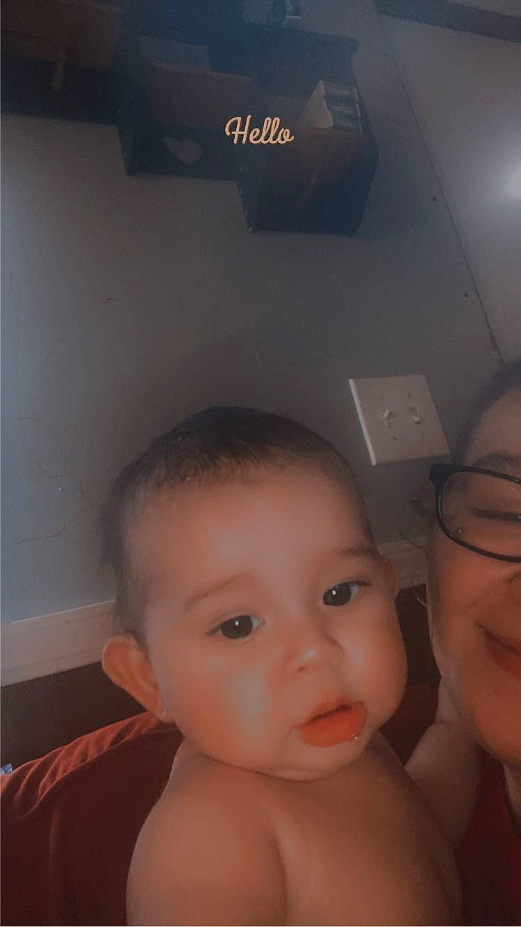 Bentley joined the competition — help win amazing prizes! cheek, chin, ear, eye, eyebrow, eyelash, finger, forehead, gesture, glasses, happy, head, iris, jaw, lip, mouth, neck, nose, person, skin