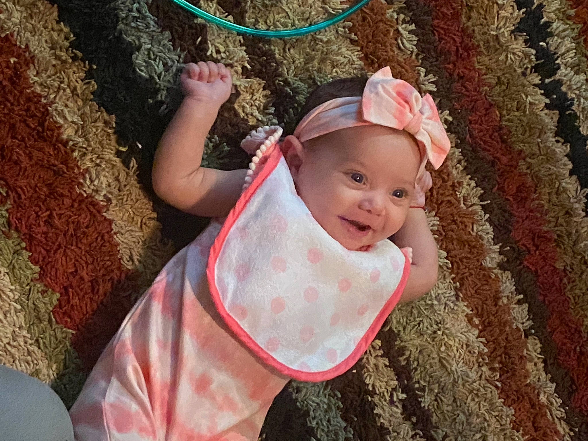 Mallory joined the competition — help win amazing prizes! baby, baby_toddler_clothing, beauty, cap, eye, fun, grass, happy, headgear, headwear, human_body, leisure, lip, people_in_nature, person, pink, skin, sleeve, smile, textile