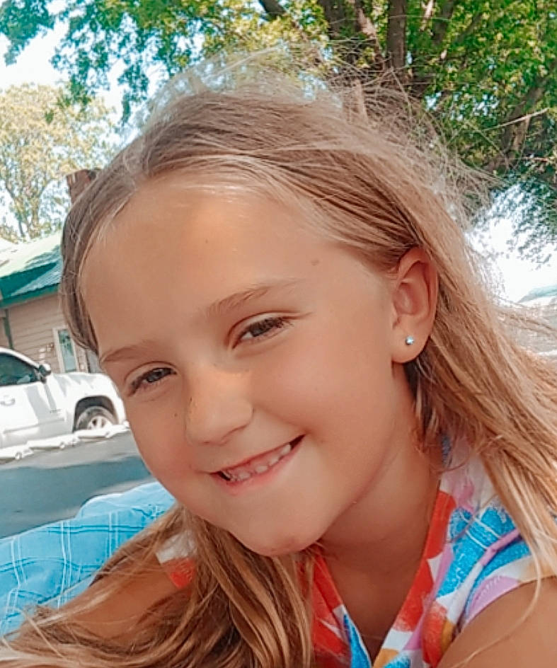 Kinlee joined the competition — help win amazing prizes! beauty, child, chin, cool, eyebrow, eyelash, fun, grass, hairstyle, happy, iris, joy, leisure, lip, long_hair, neck, nose, person, recreation, skin