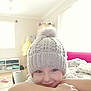 Niya joined the competition — help win amazing prizes! beanie, bonnet, cap, child, ear, girl, hair_accessory, head, headgear, infant, knit_cap, knitting, neck, product, textile