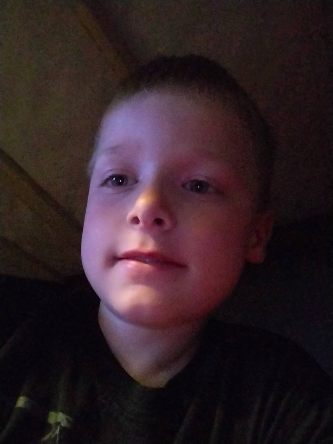 Oaklyn is registered to the contest to win money with this photo: baby, buzz_cut, cheek, child, crew_cut, darkness, ear, eyebrow, eyelash, flash_photography, forehead, fun, happy, jaw, no_expression, nose, person, portrait, portrait_photography, selfie