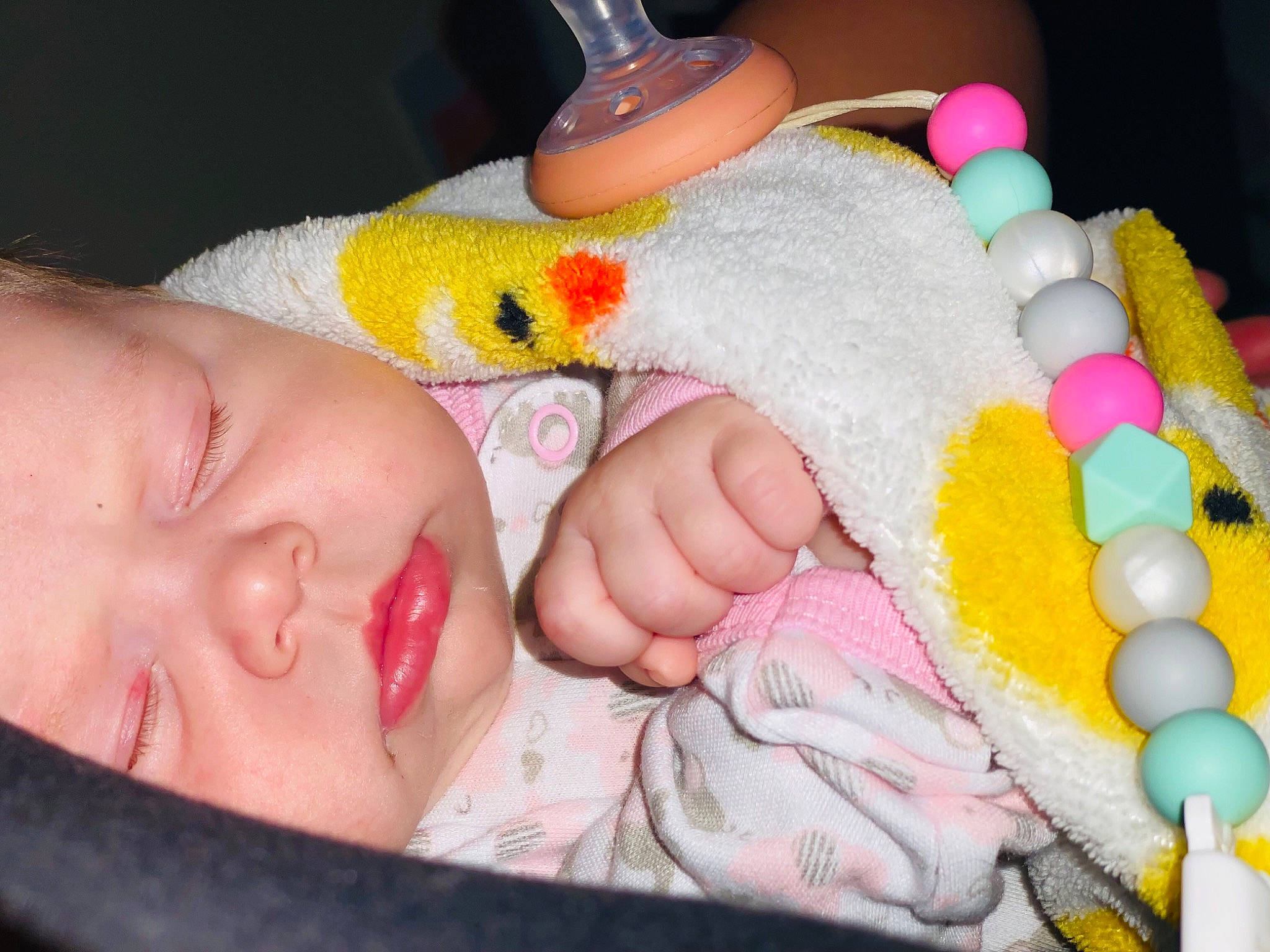 Kyra is registered to the contest to win money with this photo: baby, baby_products, baby_toddler_clothing, beauty, cheek, child, comfort, finger, foot, hand, human_body, nail, nose, person, pink, skin, textile, thread, thumb, toddler