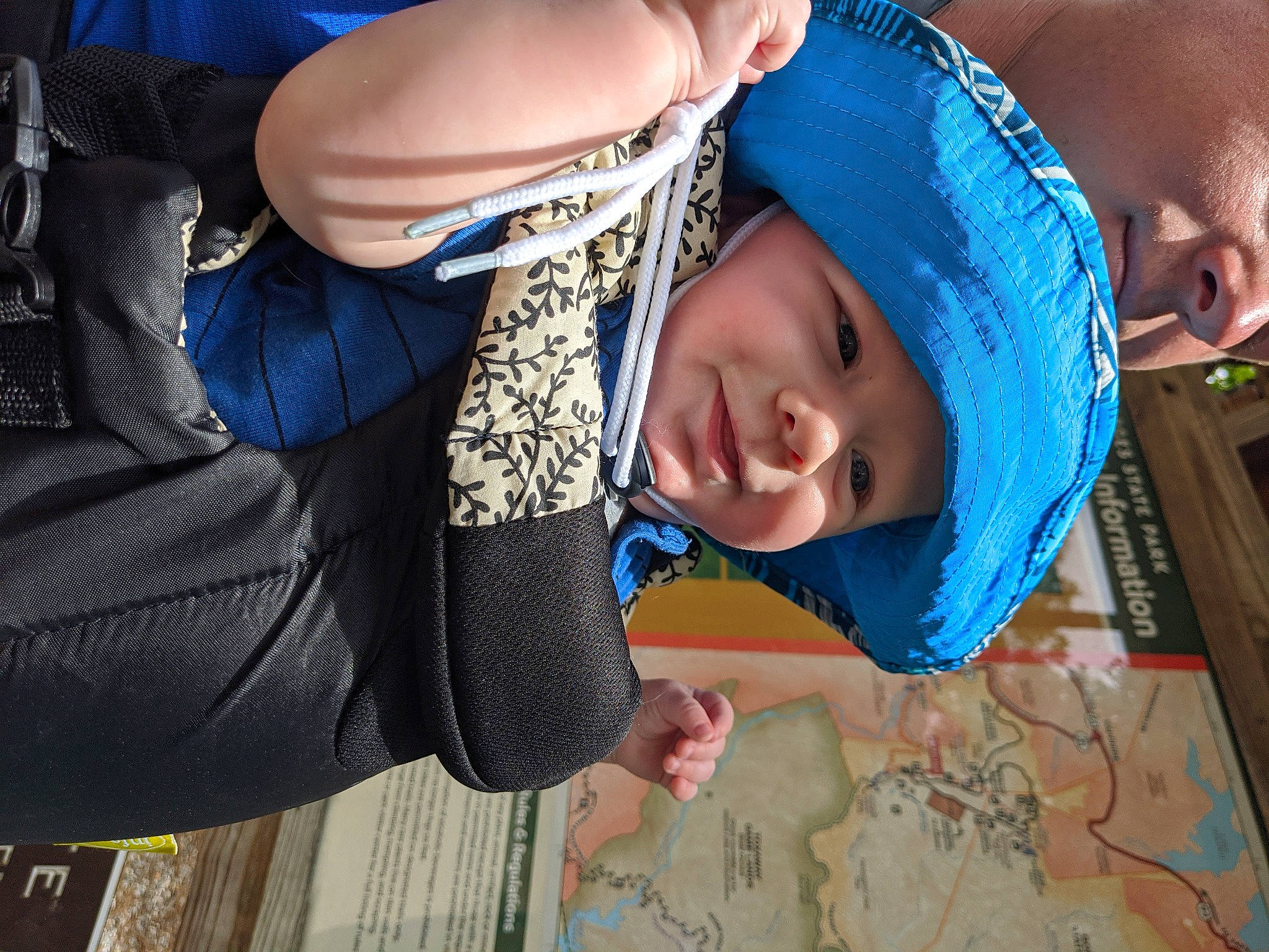 Theo is registered to the contest to win money with this photo: child, headwear, person, smile
