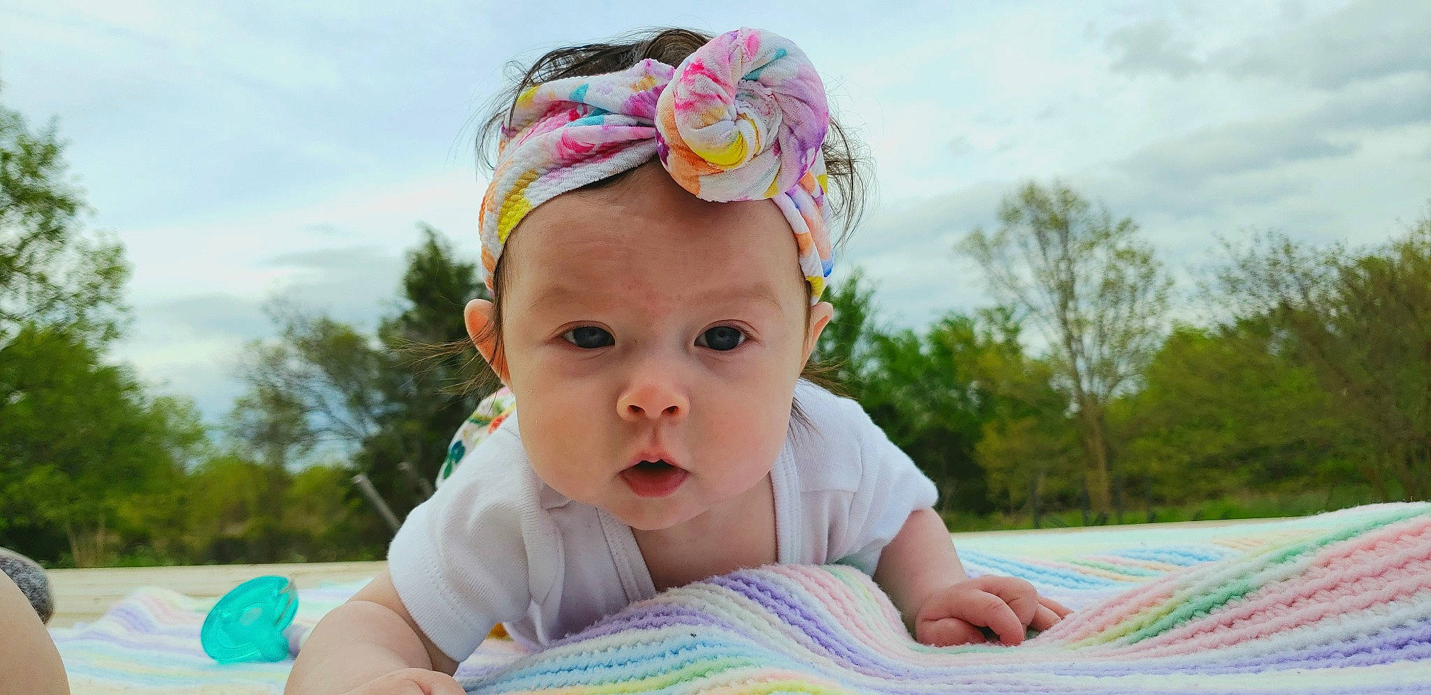 Zhavia joined the competition — help win amazing prizes! baby, child, fashion_accessory, hair_accessory, headgear, headwear, person, toddler, tummy_time