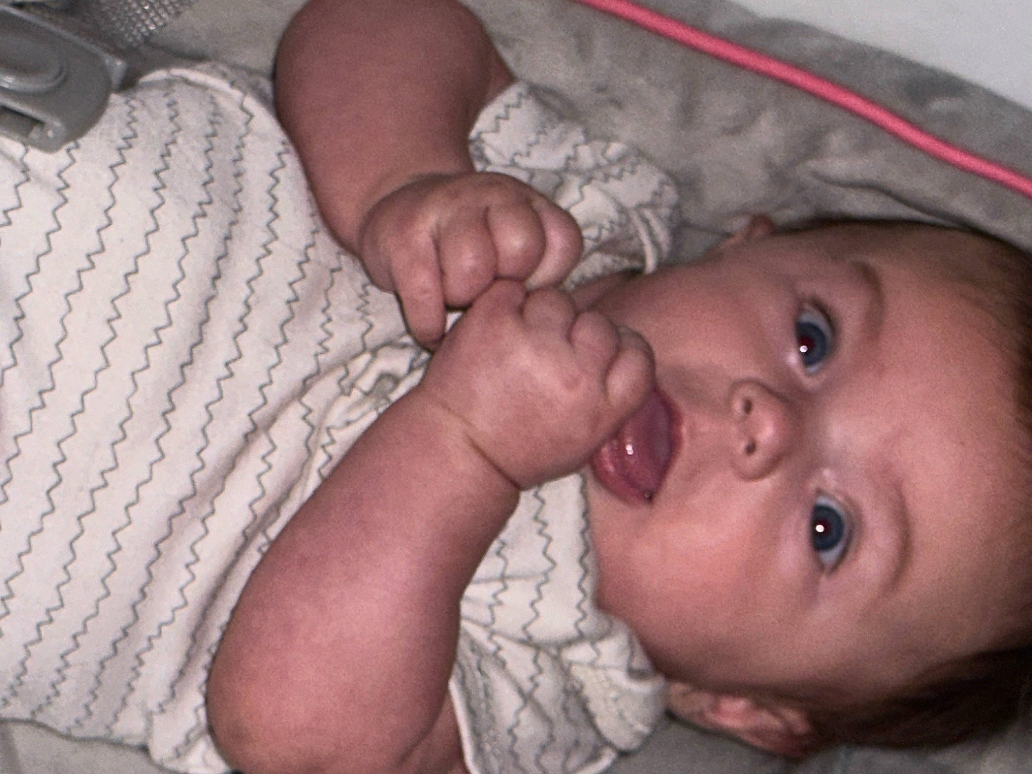 Novaleigh joined the competition — help win amazing prizes! baby, cheek, chin, ear, eyebrow, eyelash, finger, forehead, gesture, hand, happy, hat, human_body, iris, lip, mouth, nose, organ, person, skin