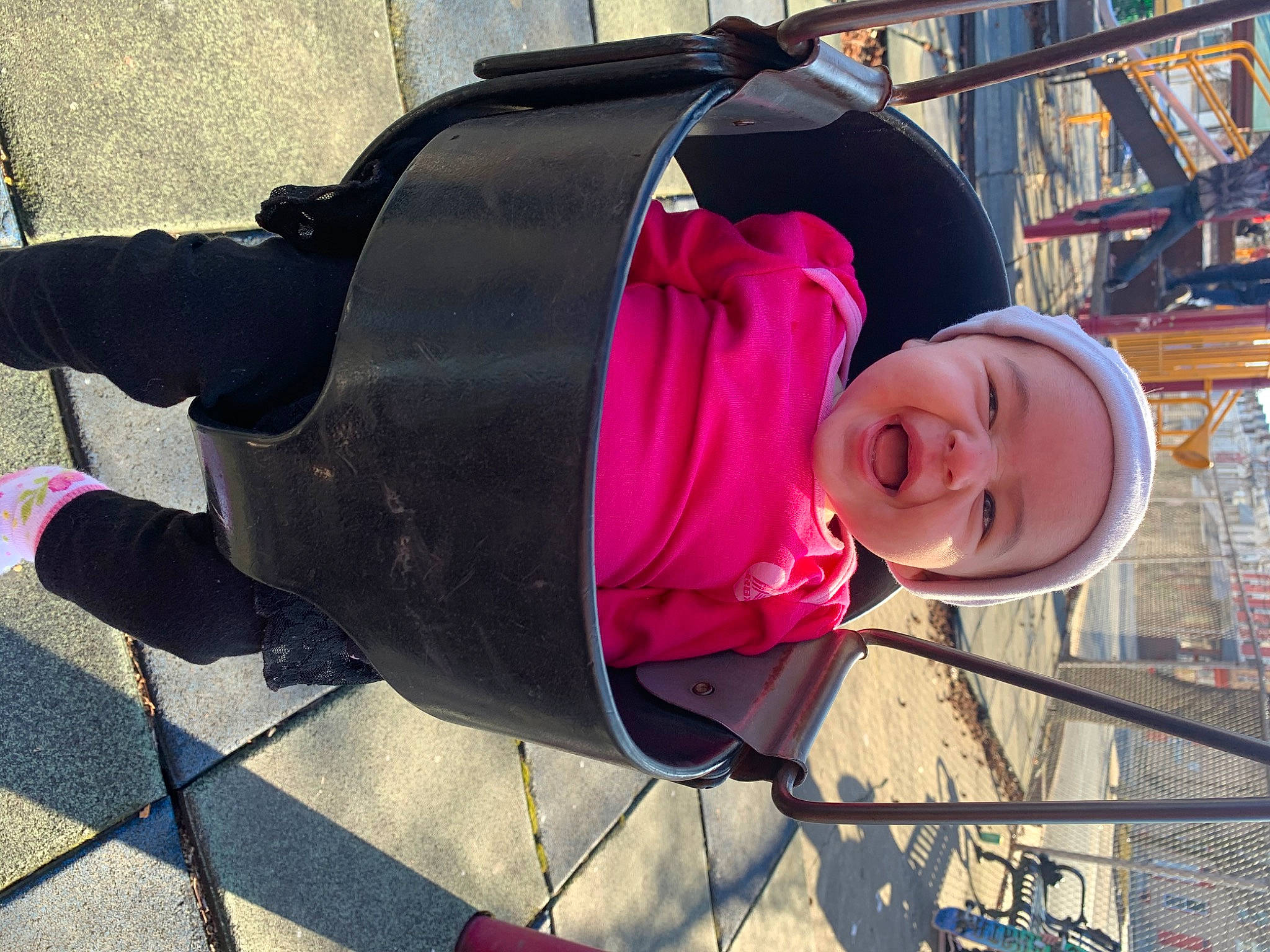 Ava joined the competition — help win amazing prizes! baby_products, child, headwear, person, pink, product, smile, toddler