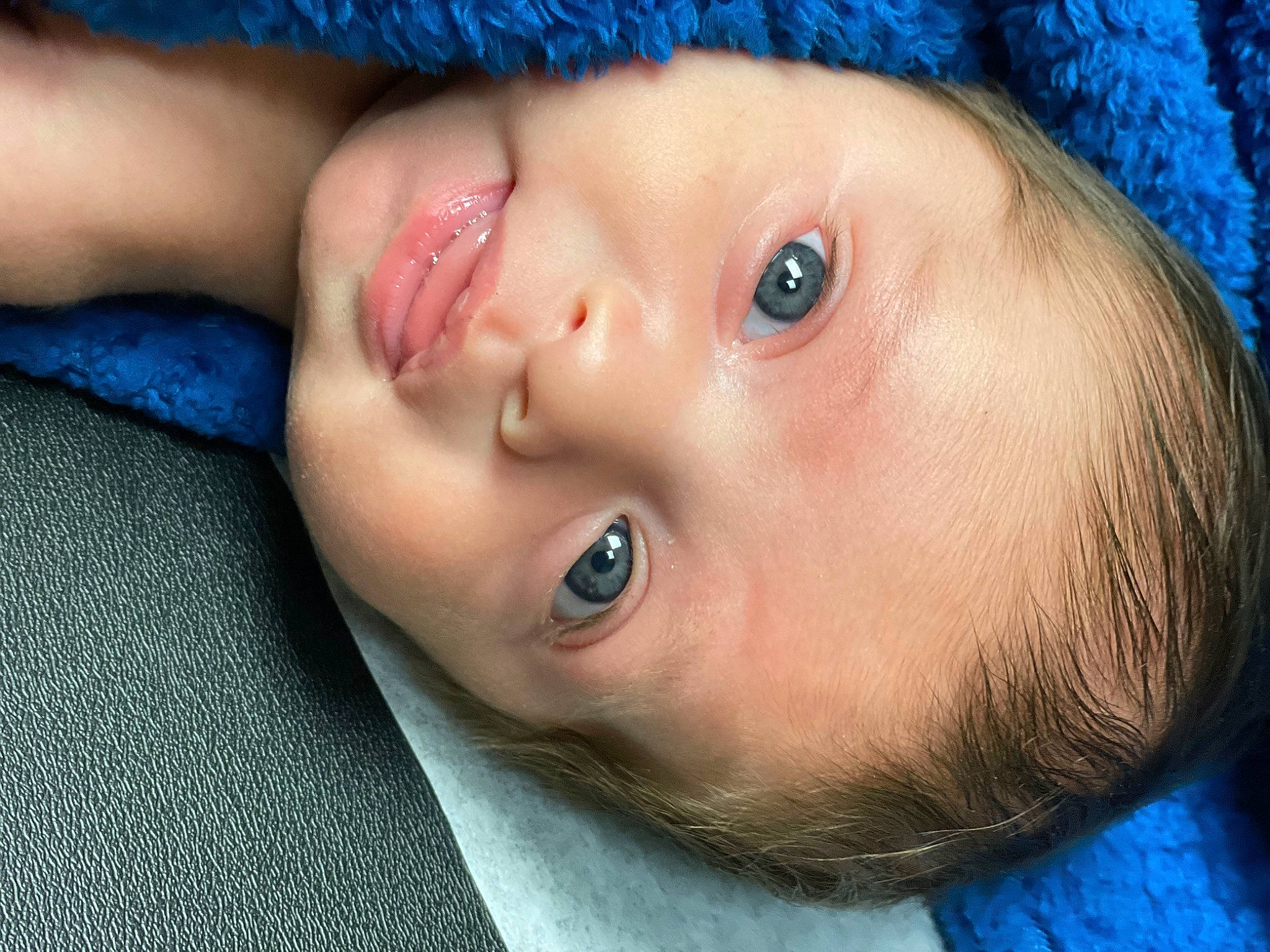 Julian joined the competition — help win amazing prizes! baby, blue, cheek, eye, eyebrow, eyelash, forehead, hair, hairstyle, head, human_body, iris, lip, mouth, neck, nose, organ, person, skin, toddler