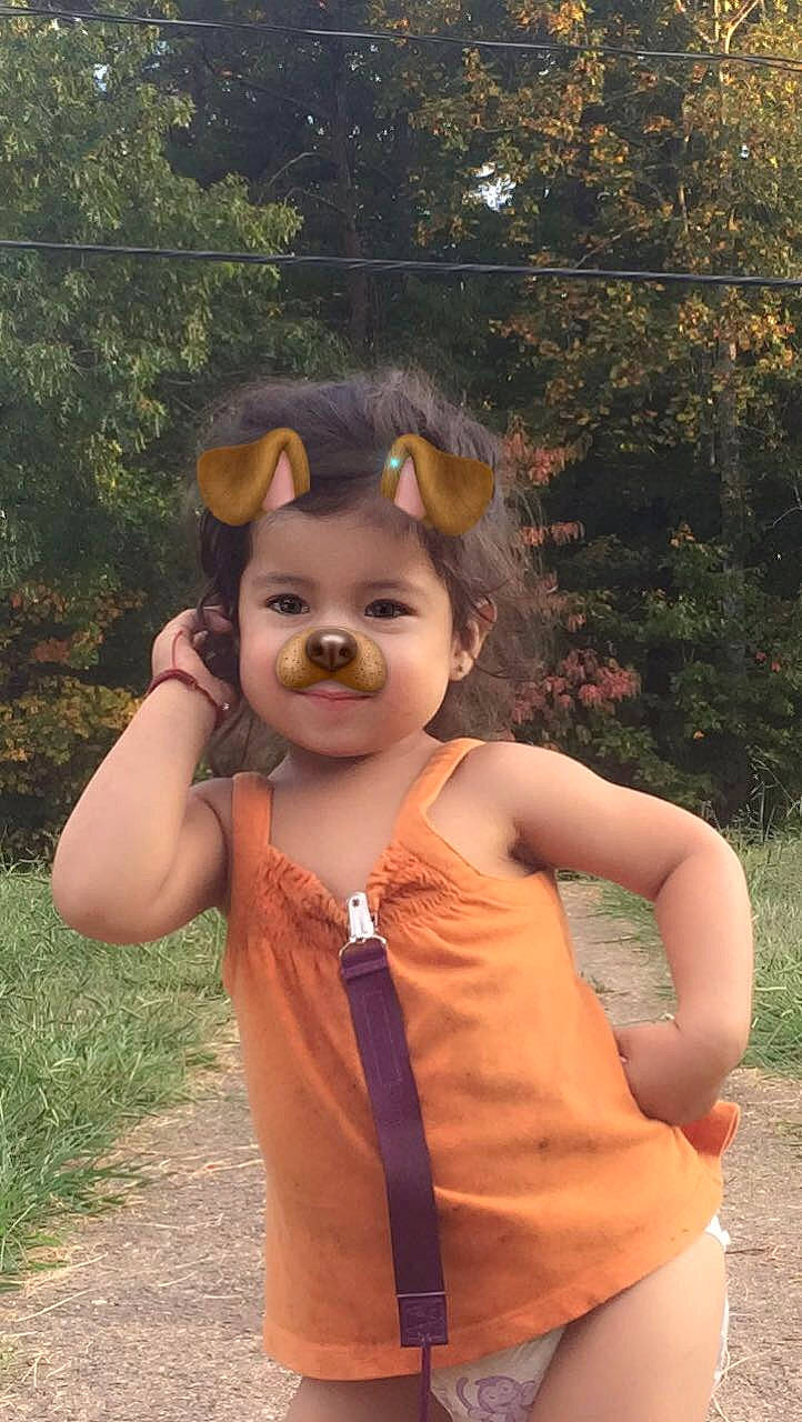 Carlee is registered to the contest to win money with this photo: child, ear, fawn, fun, happy, head, joy, person, smile, toddler