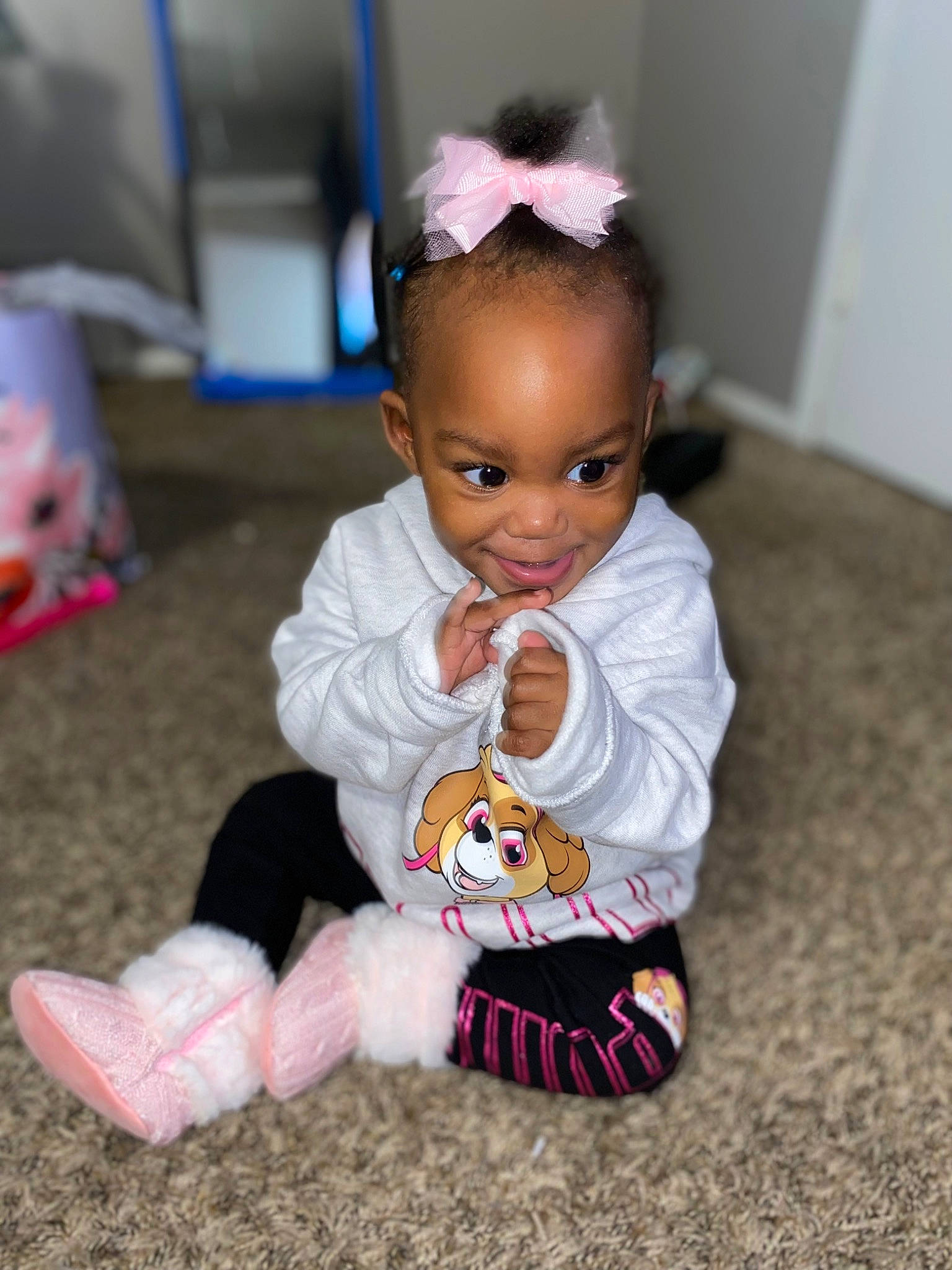 Jshniyla joined the competition — help win amazing prizes! baby, baby_toddler_clothing, baby_toys, cheek, child, flooring, fun, fur, grass, happy, iris, jewellery, person, pink, play, sitting, skin, smile, toddler, toy