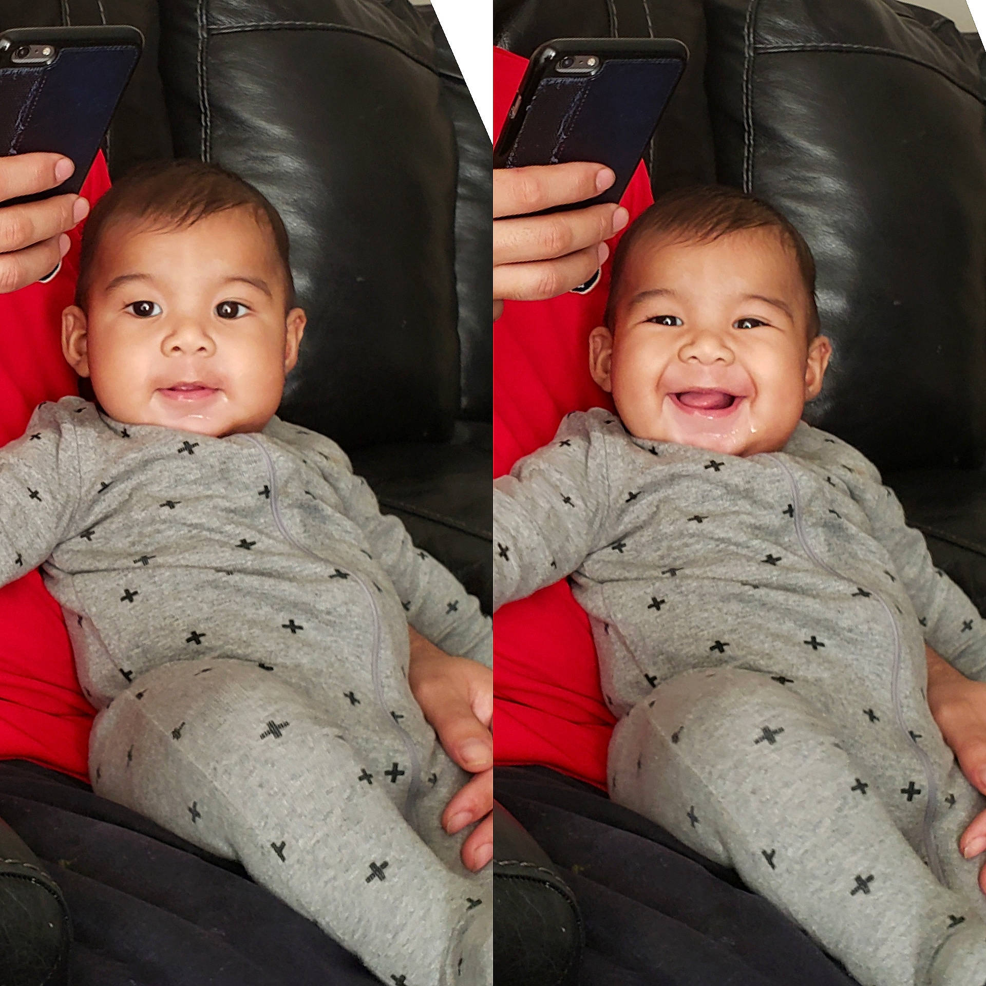 Stephon joined the competition — help win amazing prizes! baby, baby_in_car_seat, beauty, car_seat, cheek, child, eye, face, head, joy, lip, material_property, person, photography, portrait_photography, product, sibling, sitting, skin, smile