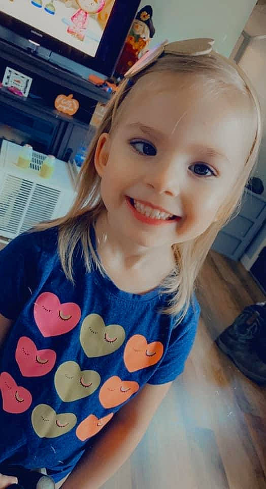 Adalynne is registered to the contest to win money with this photo: aqua, arm, baby_toddler_clothing, cool, electric_blue, eyelash, hair, hairstyle, happy, iris, joy, leisure, long_hair, mouth, neck, person, shoulder, skin, sleeve, smile