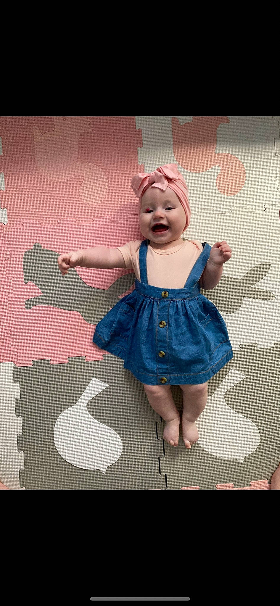 Siobhan is registered to the contest to win money with this photo: art, baby_toddler_clothing, child, day_dress, electric_blue, fashion_design, flash_photography, fun, gesture, happy, headwear, linens, magenta, one_piece_garment, pattern, person, pink, room, sleeve, toddler