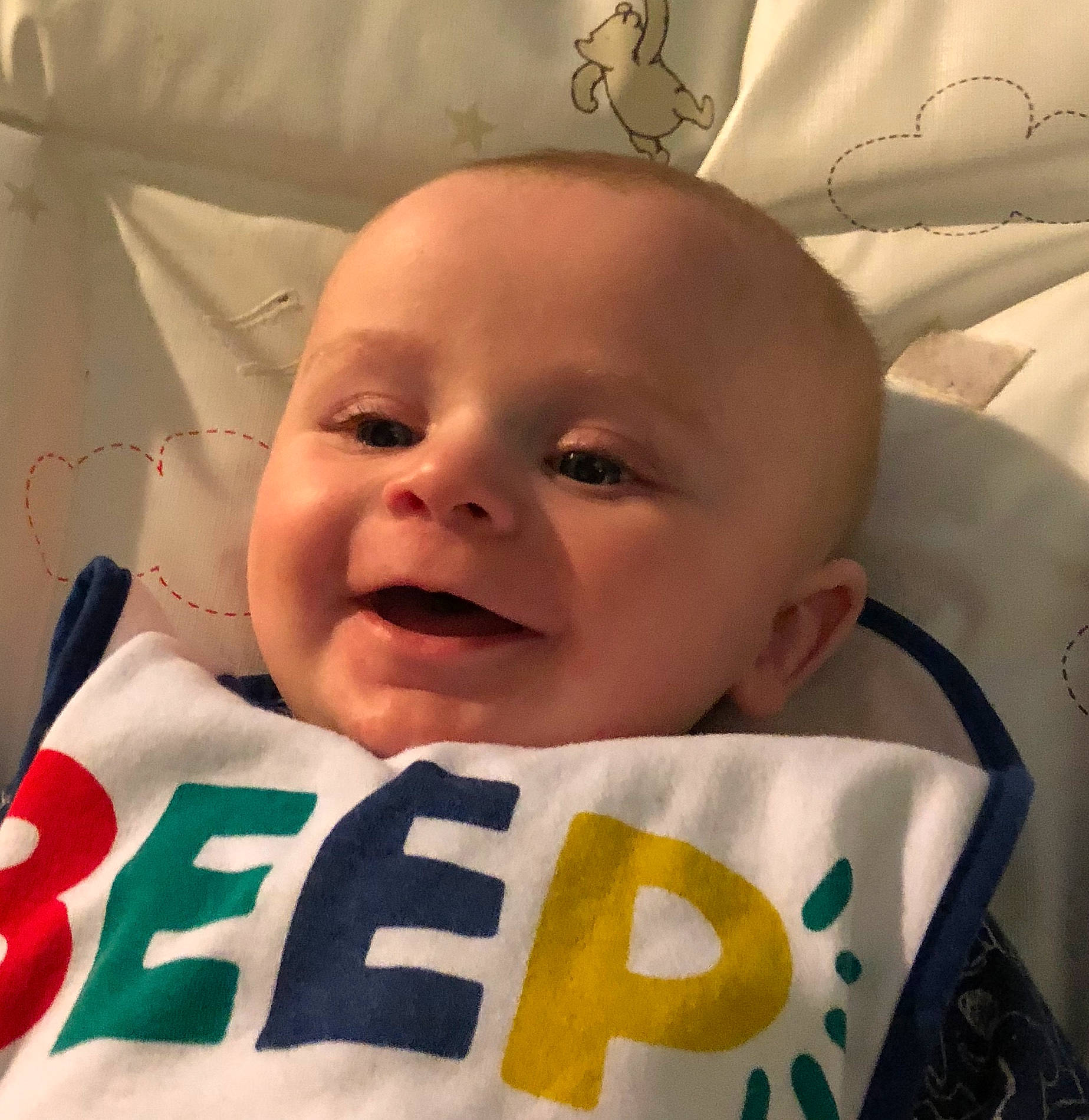 Bertie joined the competition — help win amazing prizes! baby, baby_making_funny_faces, cheek, child, cool, ear, face, facial_expression, forehead, head, lip, mouth, nose, person, skin, smile, toddler