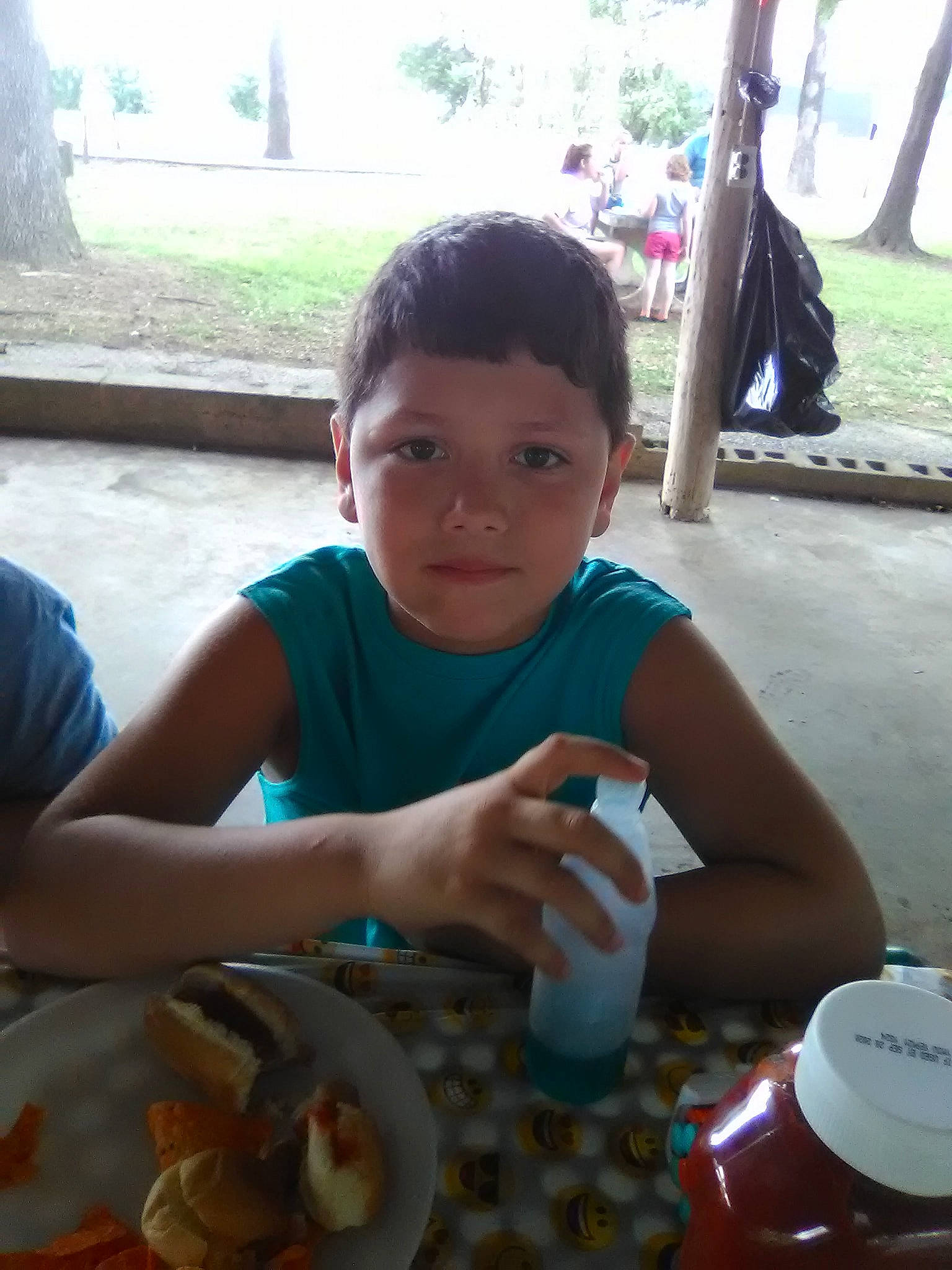 Jarrette is registered to the contest to win money with this photo: child, person, play, toddler