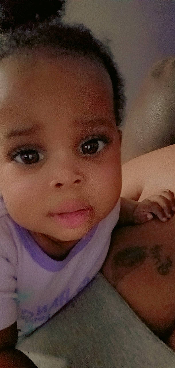 Arae'Yah joined the competition — help win amazing prizes! baby, cheek, ear, eyelash, finger, forehead, gesture, happy, human_body, iris, jaw, lip, mouth, neck, no_expression, nose, person, skin, sleeve, smile