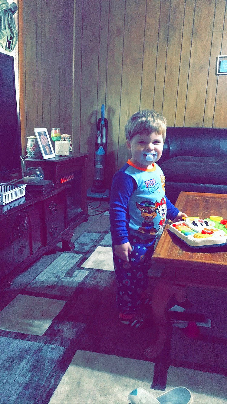 Hunter joined the competition — help win amazing prizes! child, joy, person, play, room, standing, toddler