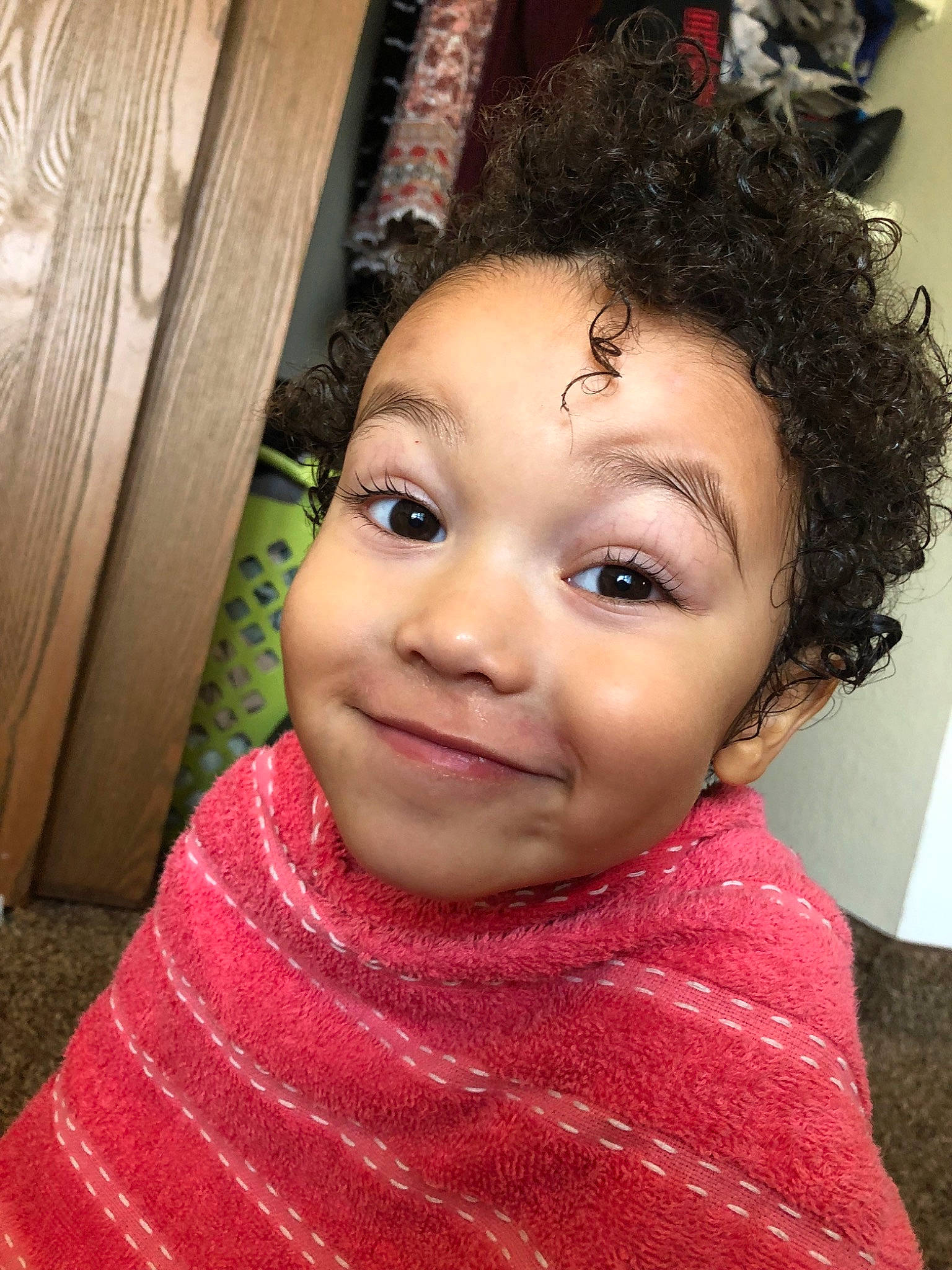 Lucius joined the competition — help win amazing prizes! beauty, black_hair, cheek, child, chin, eyebrow, face, forehead, hair, hair_coloring, hairstyle, head, human, lady, lip, neck, nose, person, pink, skin