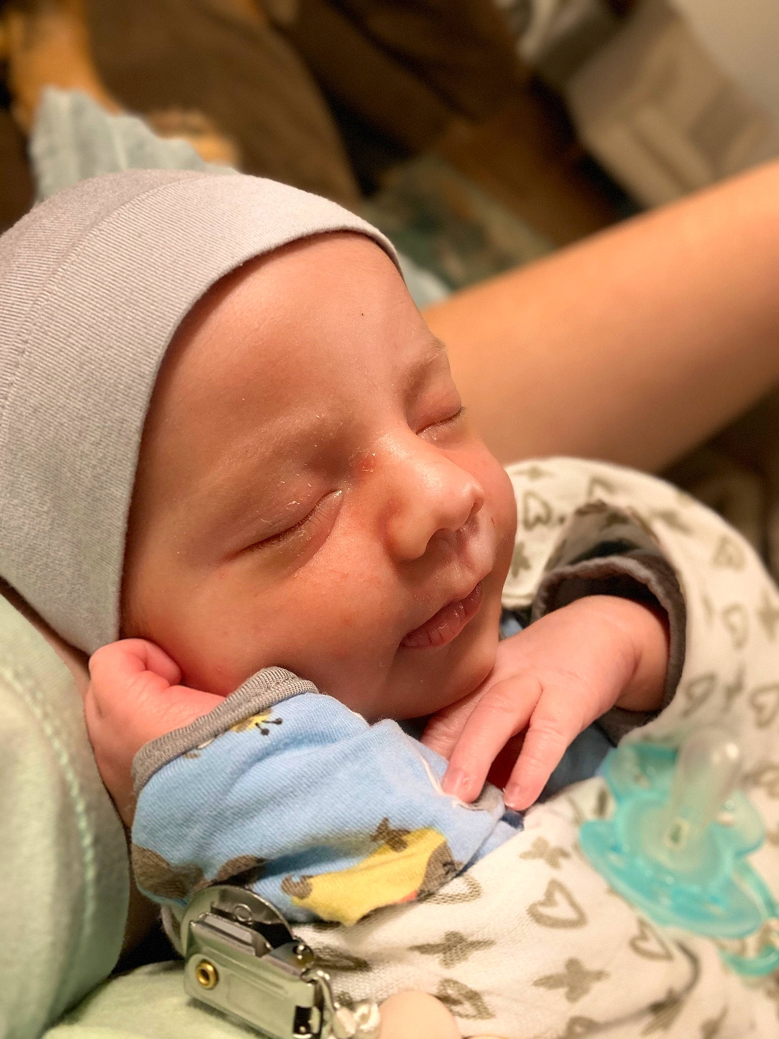 Kellen joined the competition — help win amazing prizes! baby, baby_products, baby_sleeping, baby_toddler_clothing, bedtime, cap, cheek, child, comfort, finger, gesture, happy, headwear, linens, mouth, nap, nose, person, skin, sleep