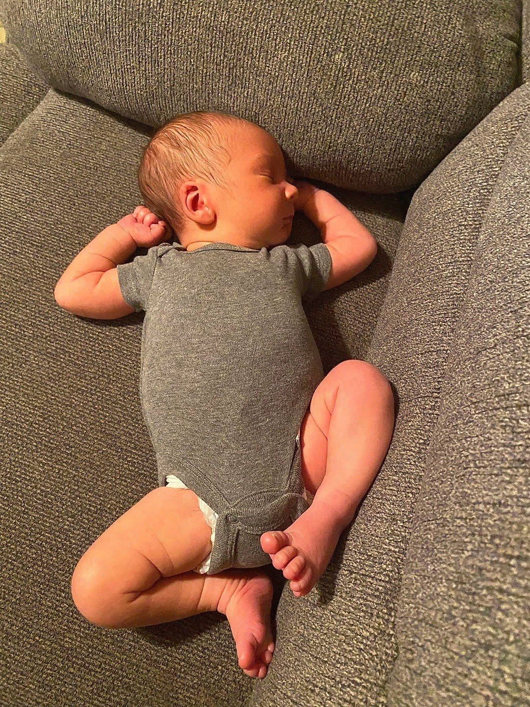 Jedidiah joined the competition — help win amazing prizes! arm, baby, baby_toddler_clothing, comfort, finger, grey, hand, human_body, joint, knee, leg, neck, person, shoulder, skin, standing, stomach, textile, thigh, toddler