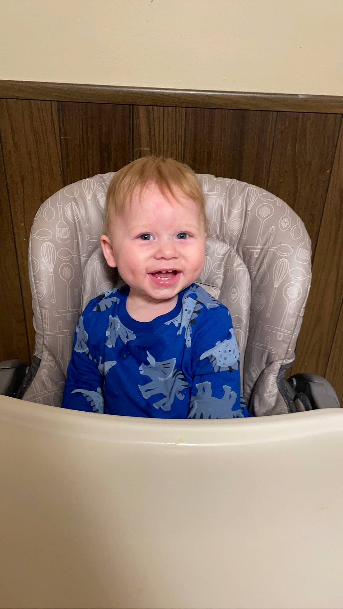 Everett joined the competition — help win amazing prizes! baby, baby_laughing, baby_toddler_clothing, child, comfort, electric_blue, eye, fun, happy, head, iris, mammal, pattern, person, product, room, sitting, sleeve, smile, t_shirt