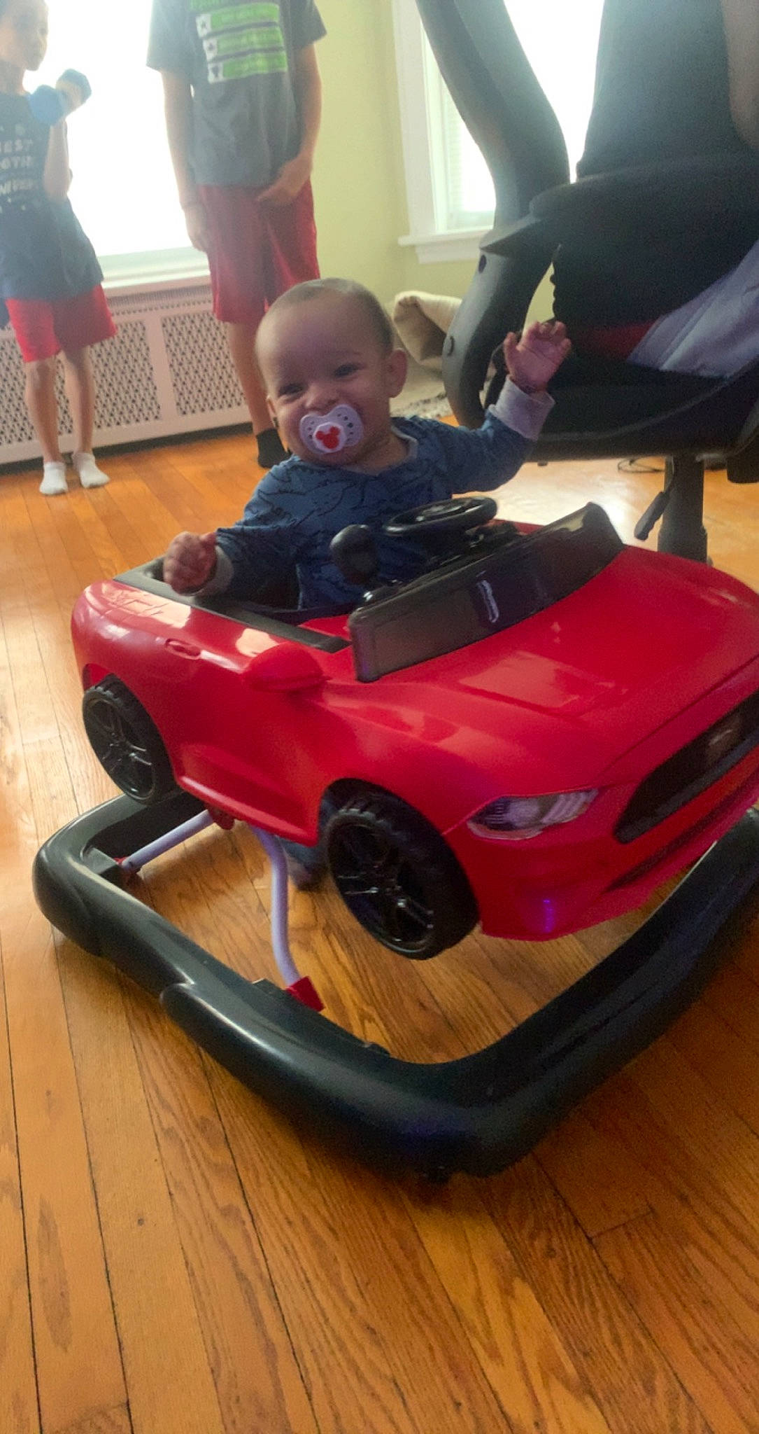 Amir joined the competition — help win amazing prizes! automotive_design, automotive_exterior, automotive_lighting, automotive_tire, automotive_wheel_system, bumper, car, child, fender, floor, flooring, hood, motor_vehicle, person, riding_toy, rim, tire, toddler, toy, vehicle