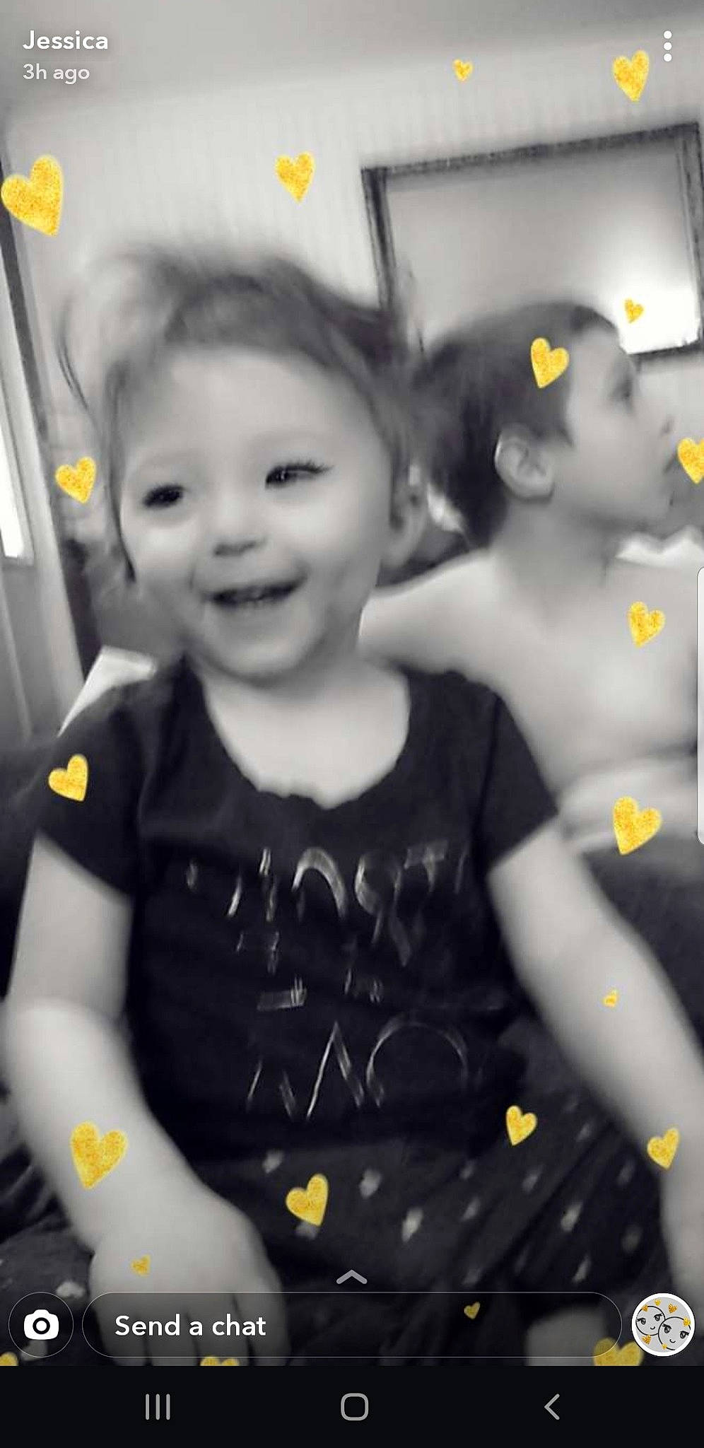 Lillyana joined the competition — help win amazing prizes! baby, black_and_white, cheek, child, eye, facial_expression, fun, happy, joy, person, photography, skin, smile, snapshot, style, toddler, yellow