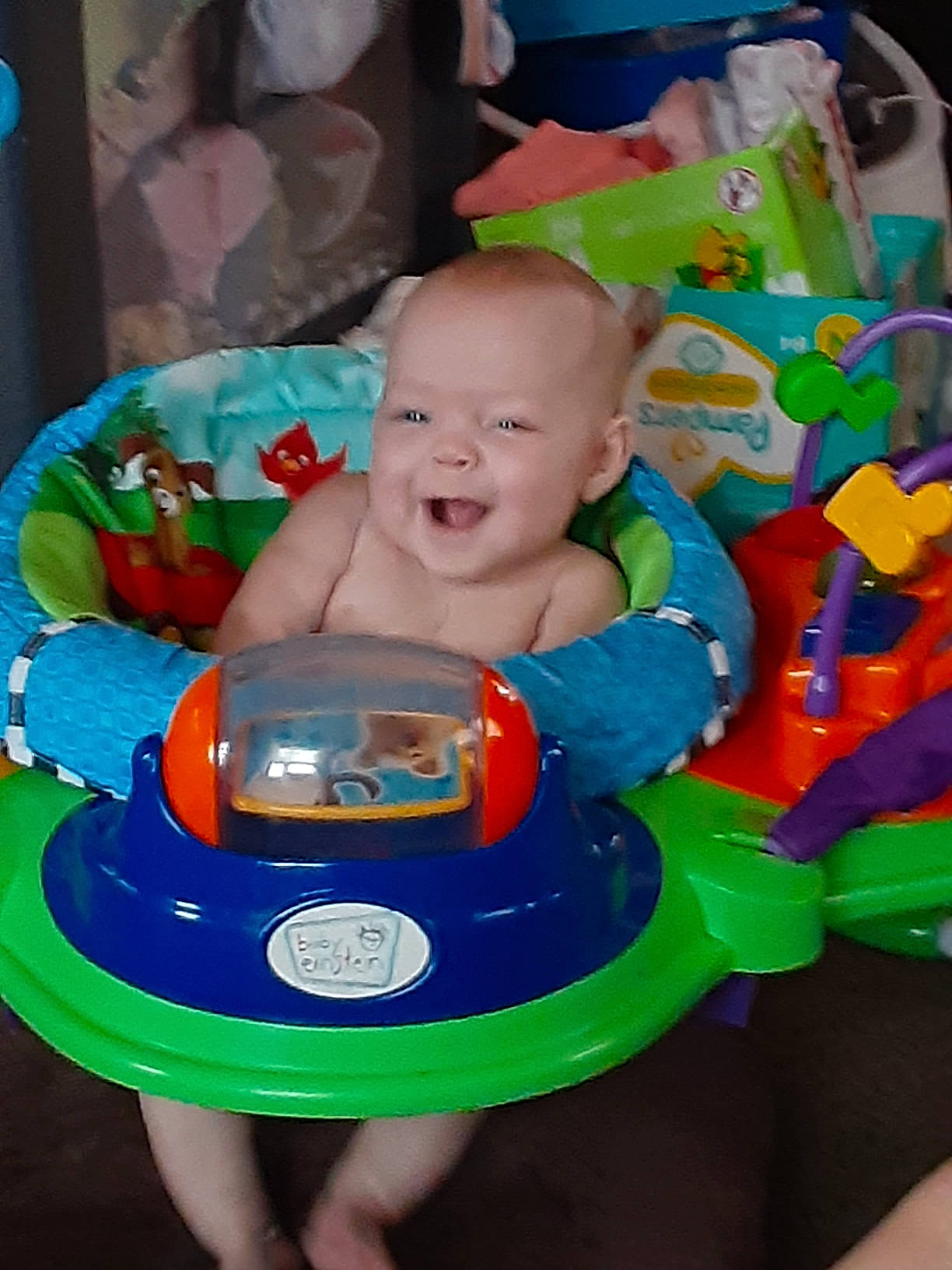 Katie is registered to the contest to win money with this photo: baby, baby_playing_with_toys, baby_products, baby_toddler_clothing, baby_toys, blue, child, event, fun, happy, joy, leisure, party, person, plastic, play, product, recreation, smile, toddler