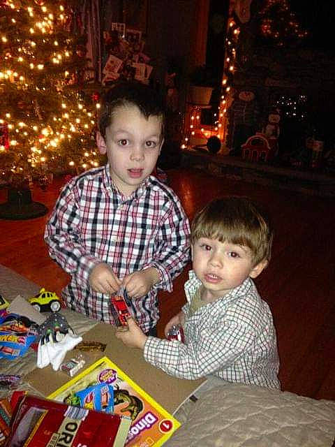 Abel joined the competition — help win amazing prizes! child, christmas, christmas_eve, christmas_lights, christmas_tree, event, family, holiday, interior_design, opening_presents, person, play, toddler