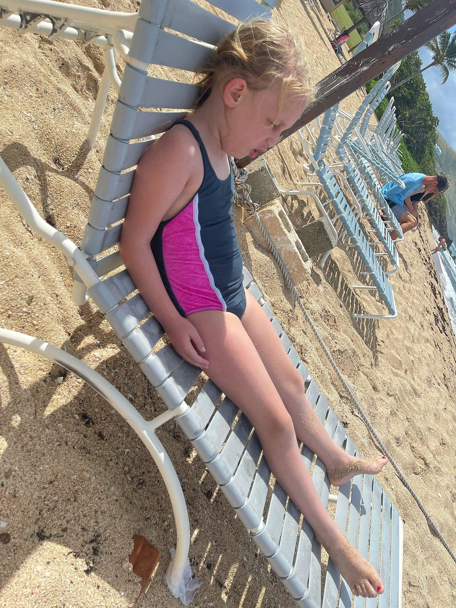 Bailee is registered to the contest to win money with this photo: active_tank, ankle, calf, foot, headwear, human_body, human_leg, leisure, leotard, maillot, mammal, monokini, one_piece_swimsuit, person, recreation, summer, swimwear, tankini, thigh, toe