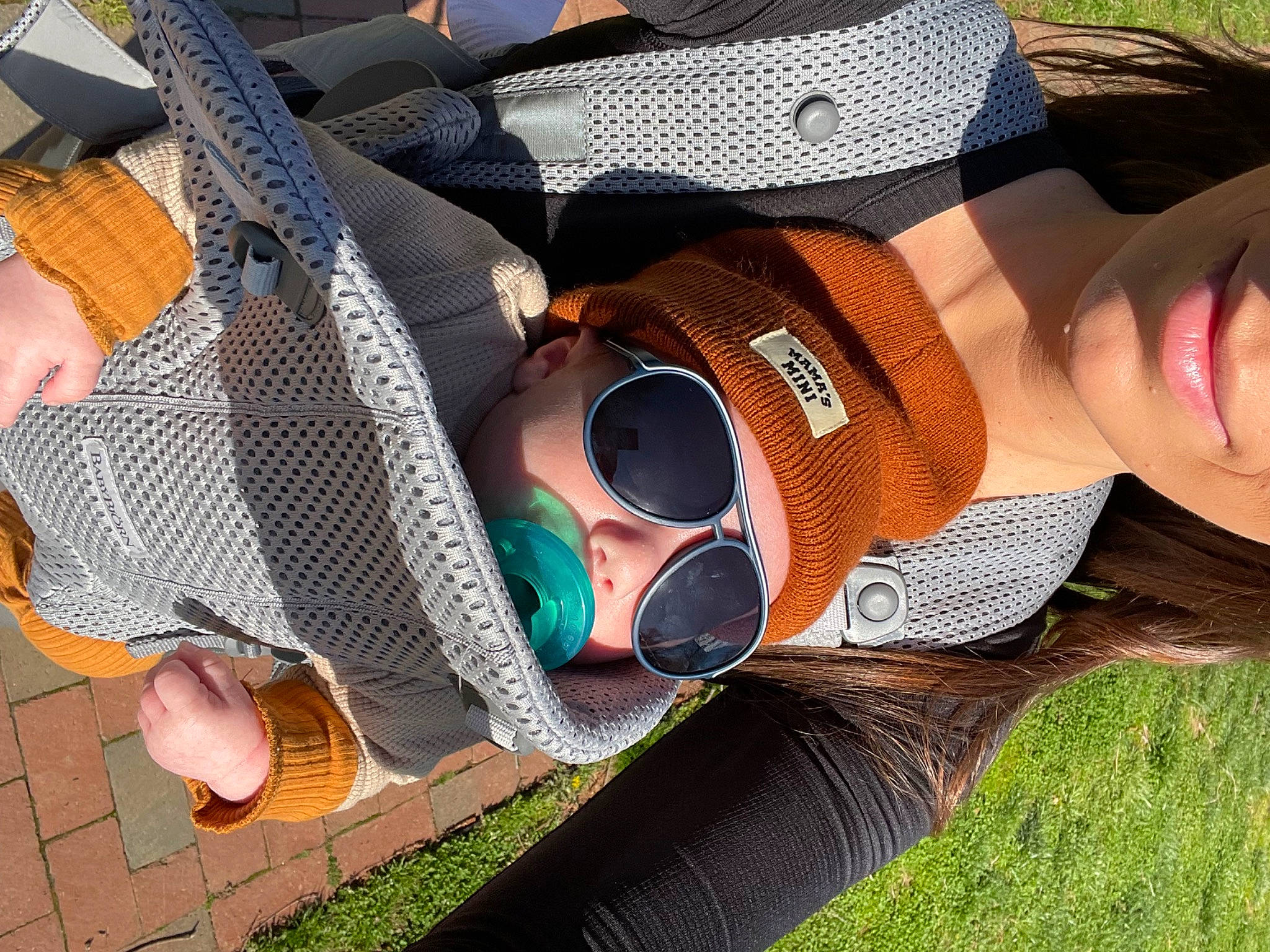 Camden joined the competition — help win amazing prizes! baby_products, bag, child, comfort, cool, eyewear, fashion_accessory, fun, goggles, grass, headgear, human_leg, leisure, pattern, person, personal_protective_equipment, recreation, sunglasses, thigh, tree