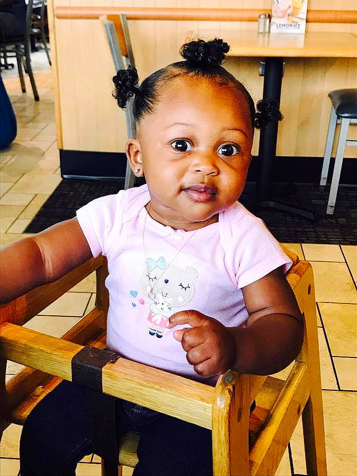 E?layah is registered to the contest to win money with this photo: child, girl, infant, person, product, sitting, skin, smile, toddler