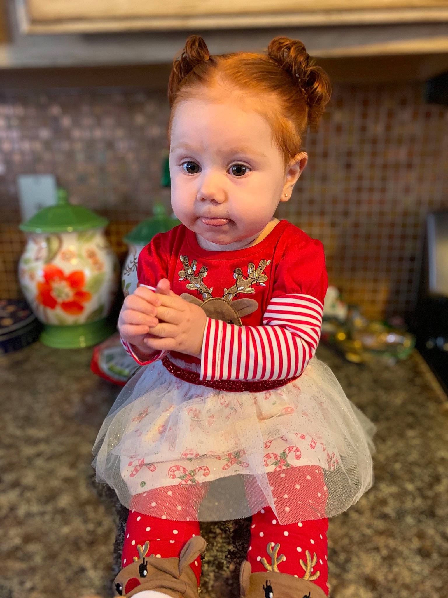 Aliah joined the competition — help win amazing prizes! baby, baby_toddler_clothing, child, child_model, day_dress, ear, embellishment, hair_accessory, head, person, picture_frame, sock, toddler