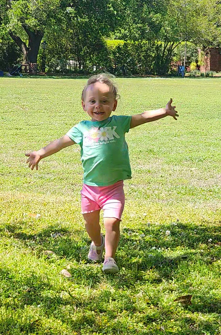Waverly joined the competition — help win amazing prizes! baby, baby_toddler_clothing, fun, garden, grass, grass_family, grassland, groundcover, happy, joy, lawn, leaf, leisure, meadow, people_in_nature, person, plant, recreation, smile, t_shirt