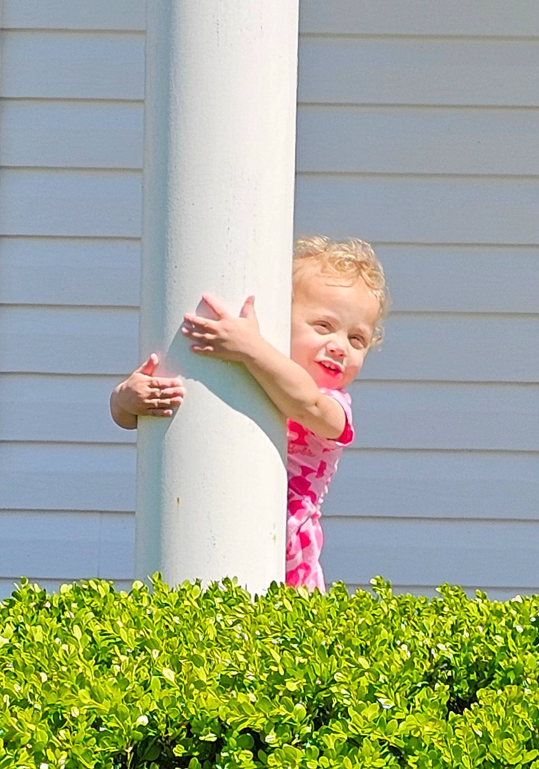 Waverly joined the competition — help win amazing prizes! baby, baby_toddler_clothing, child, fun, garden, grass, groundcover, happy, landscape, leisure, people_in_nature, person, plant, play, recreation, shrub, smile, t_shirt, toddler, tree