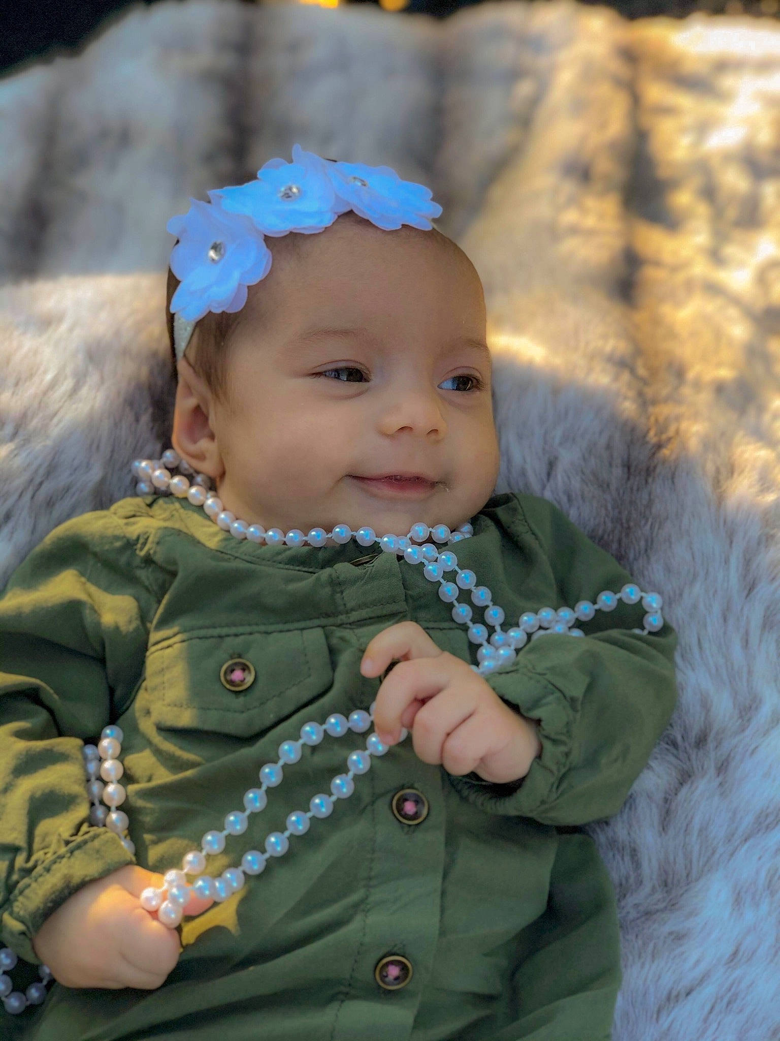 Mazikeen joined the competition — help win amazing prizes! baby, cheek, child, design, head, headgear, military_uniform, pattern, person, skin, toddler