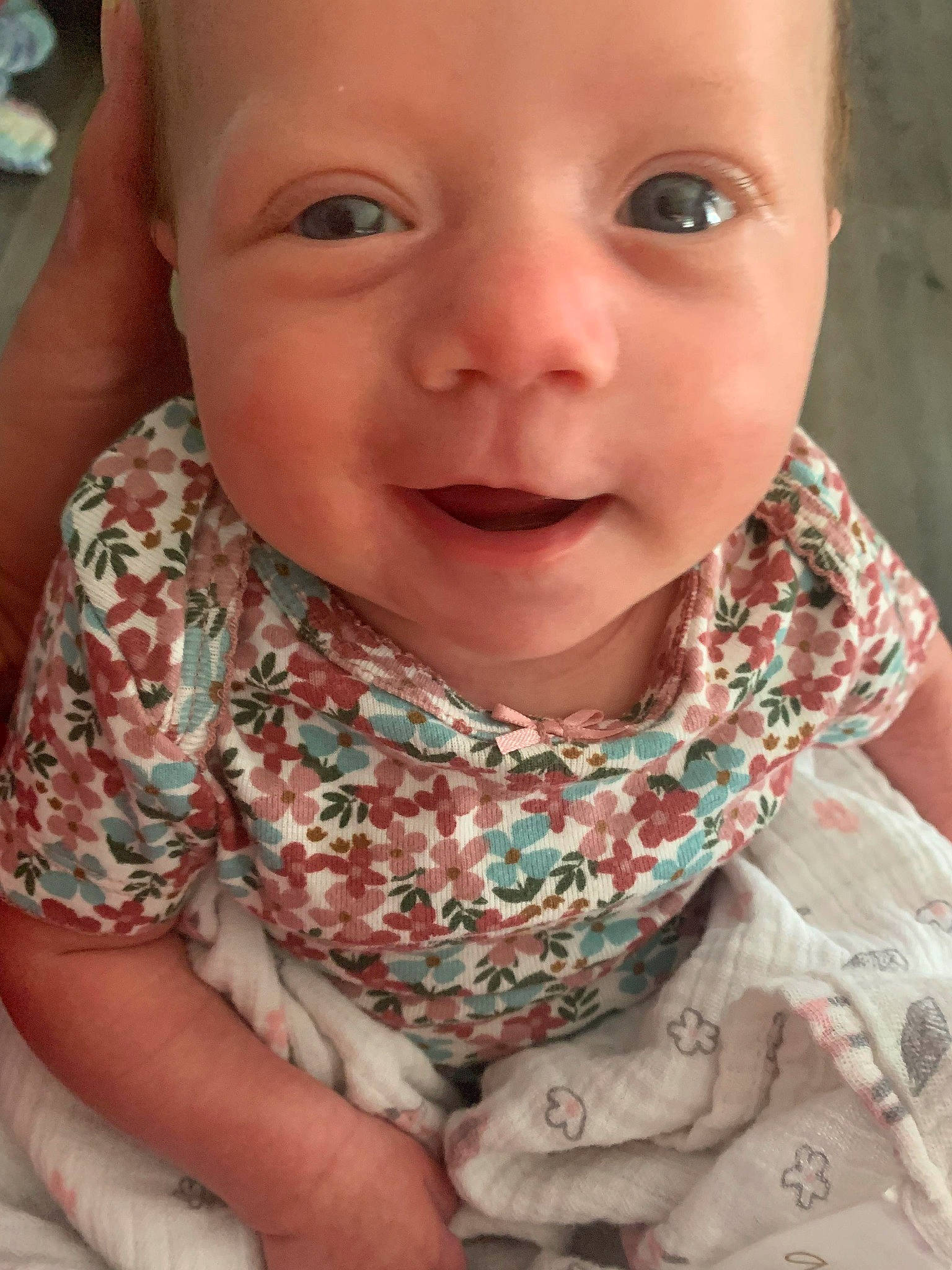 Coralynn joined the competition — help win amazing prizes! baby, baby_toddler_clothing, cheek, chin, collar, eye, eyebrow, eyelash, happy, headwear, iris, lip, mouth, neck, nose, person, pink, skin, sleeve, smile