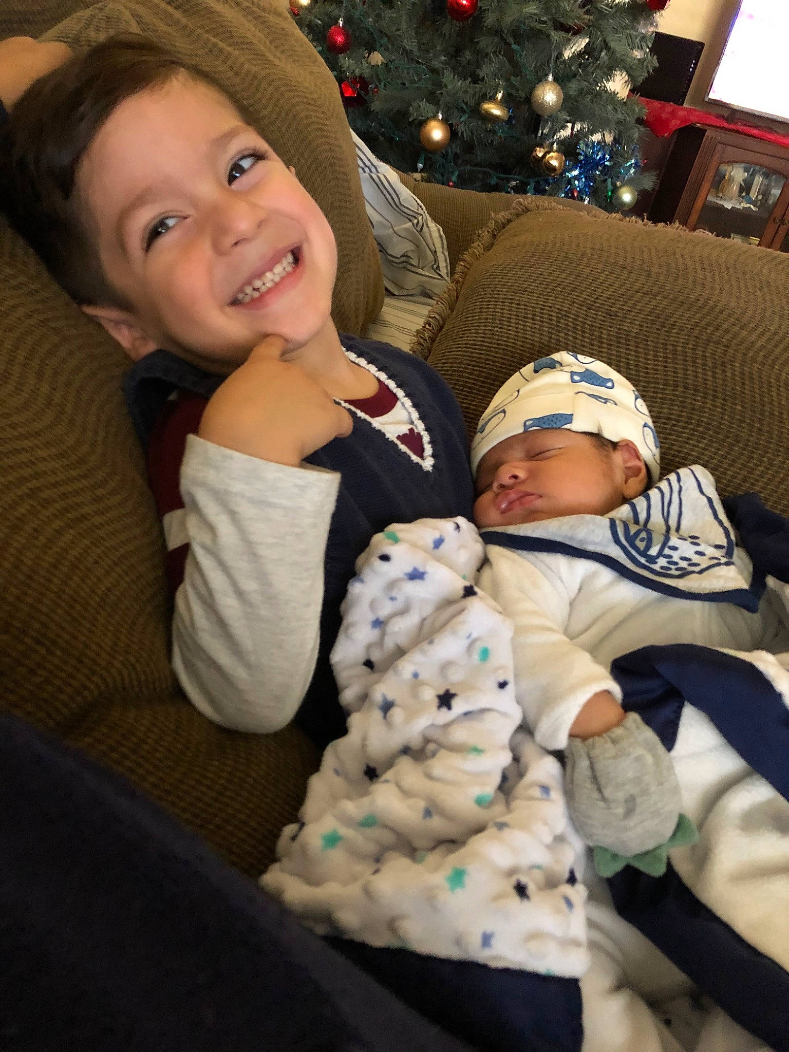 Leandro joined the competition — help win amazing prizes! baby, cheek, child, christmas, christmas_eve, holiday, joy, person, toddler