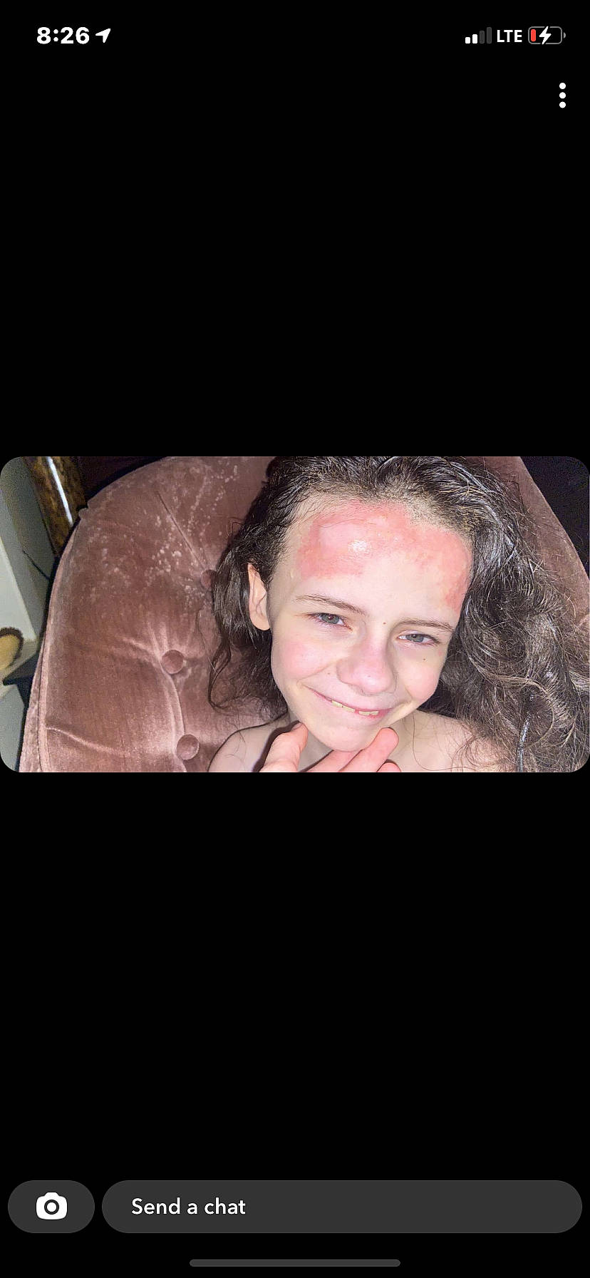 Emalee joined the competition — help win amazing prizes! automotive_lighting, cheek, darkness, eyebrow, eyelash, flash_photography, flesh, fun, happy, human_body, iris, jaw, joy, lip, mouth, nose, person, portrait, portrait_photography, sitting