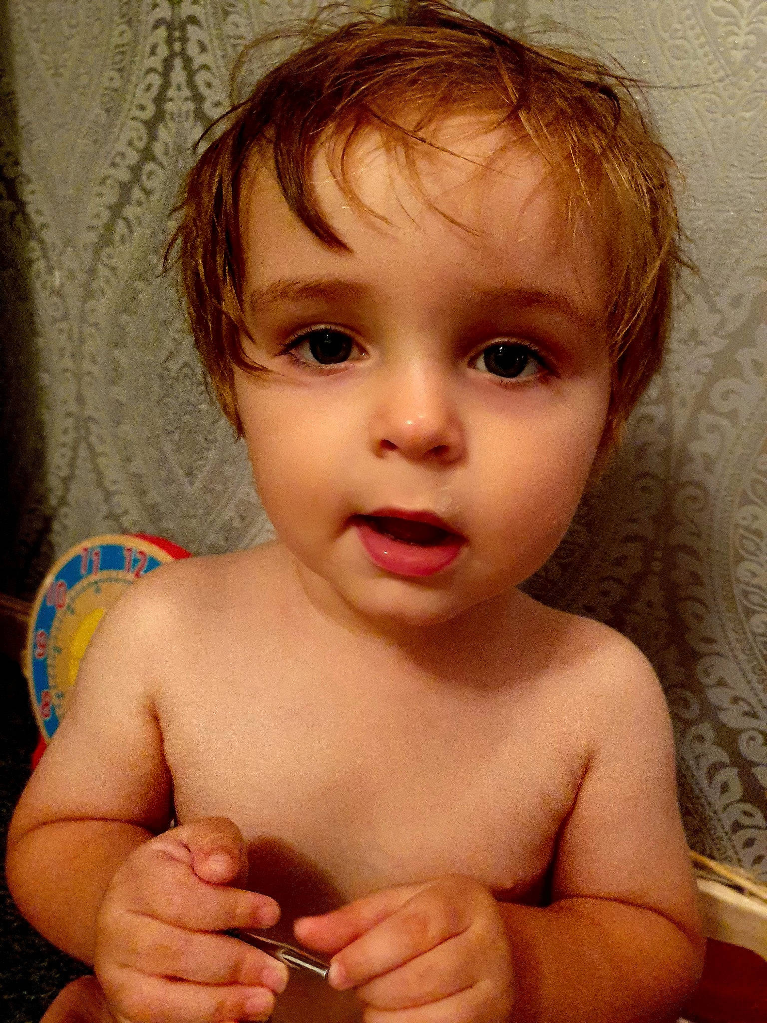 Logan joined the competition — help win amazing prizes! baby, brown_hair, cheek, chest, child, chin, close_up, eye, eyebrow, face, finger, forehead, head, iris, lip, mouth, muscle, nose, person, skin