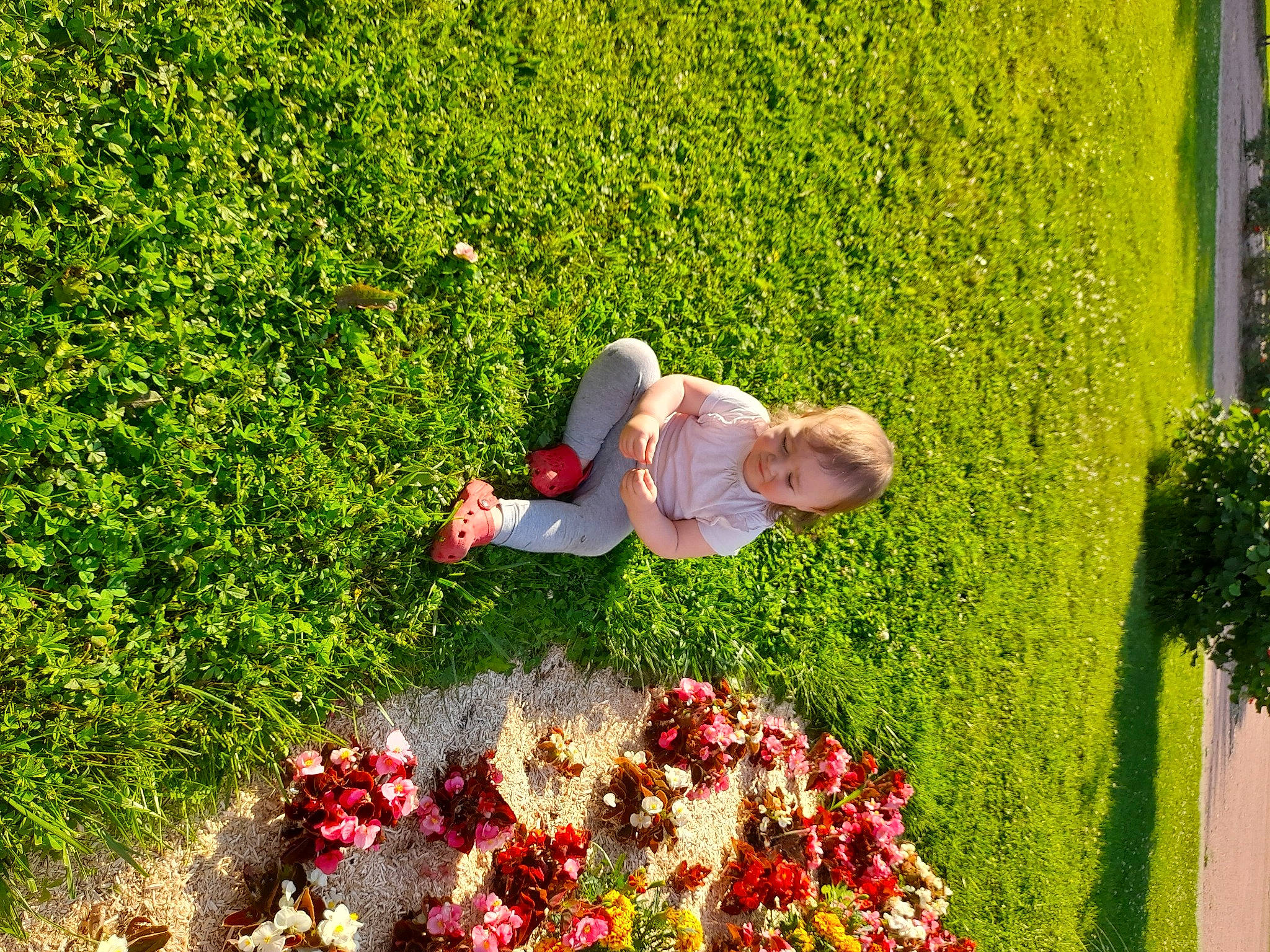 Lyana a rejoint le concours — aidez-le/la à gagner de superbes lots ! botany, flower, fun, grass, grass_family, green, groundcover, happy, landscape, lawn, leaf, leisure, meadow, people_in_nature, person, petal, plant, shrub, summer, sunglasses
