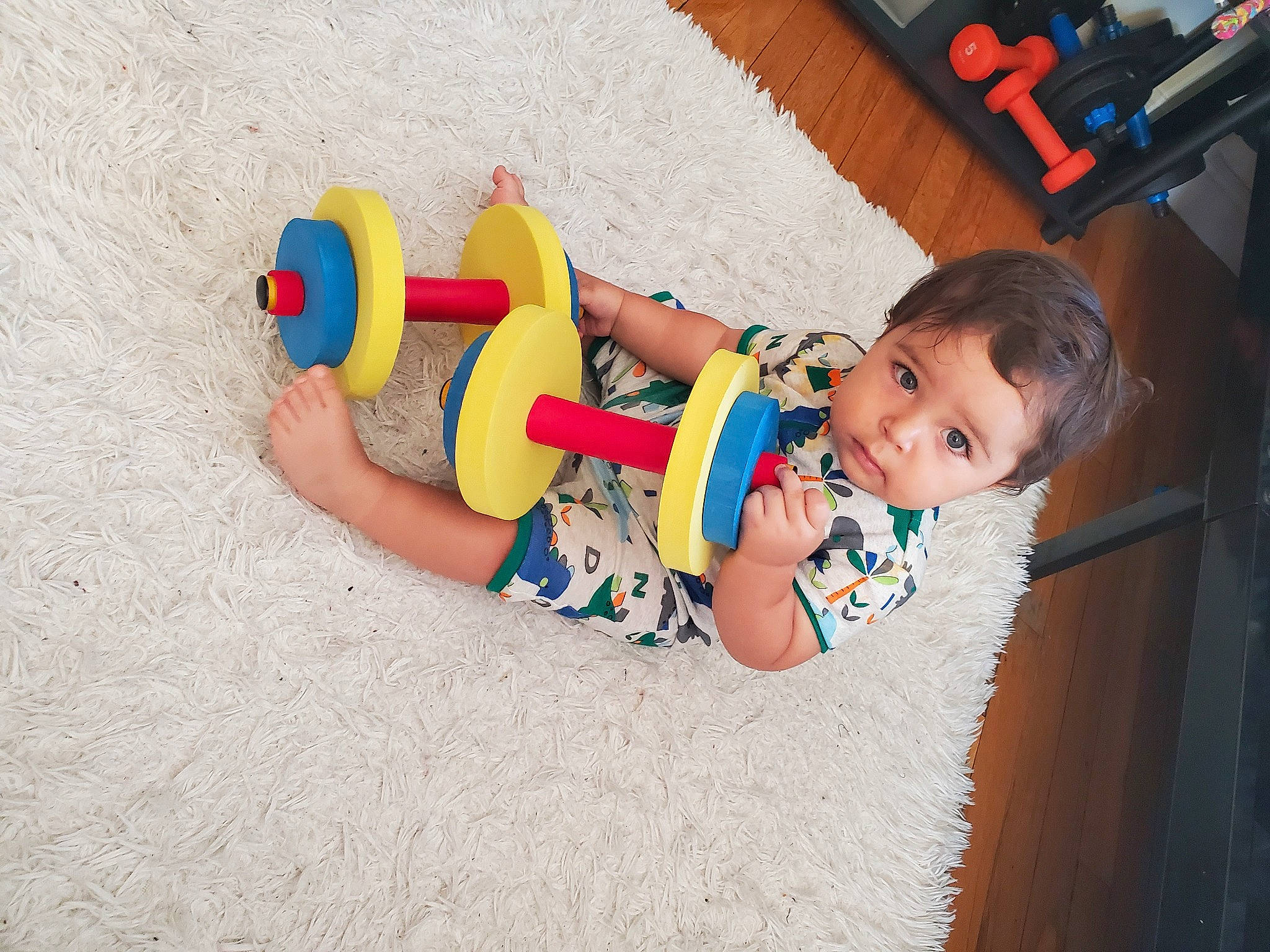 Maximilian joined the competition — help win amazing prizes! baby, baby_products, baby_toddler_clothing, child, comfort, electric_blue, finger, flooring, fun, happy, human_leg, leisure, person, recreation, skin, smile, t_shirt, thigh, toddler, toy