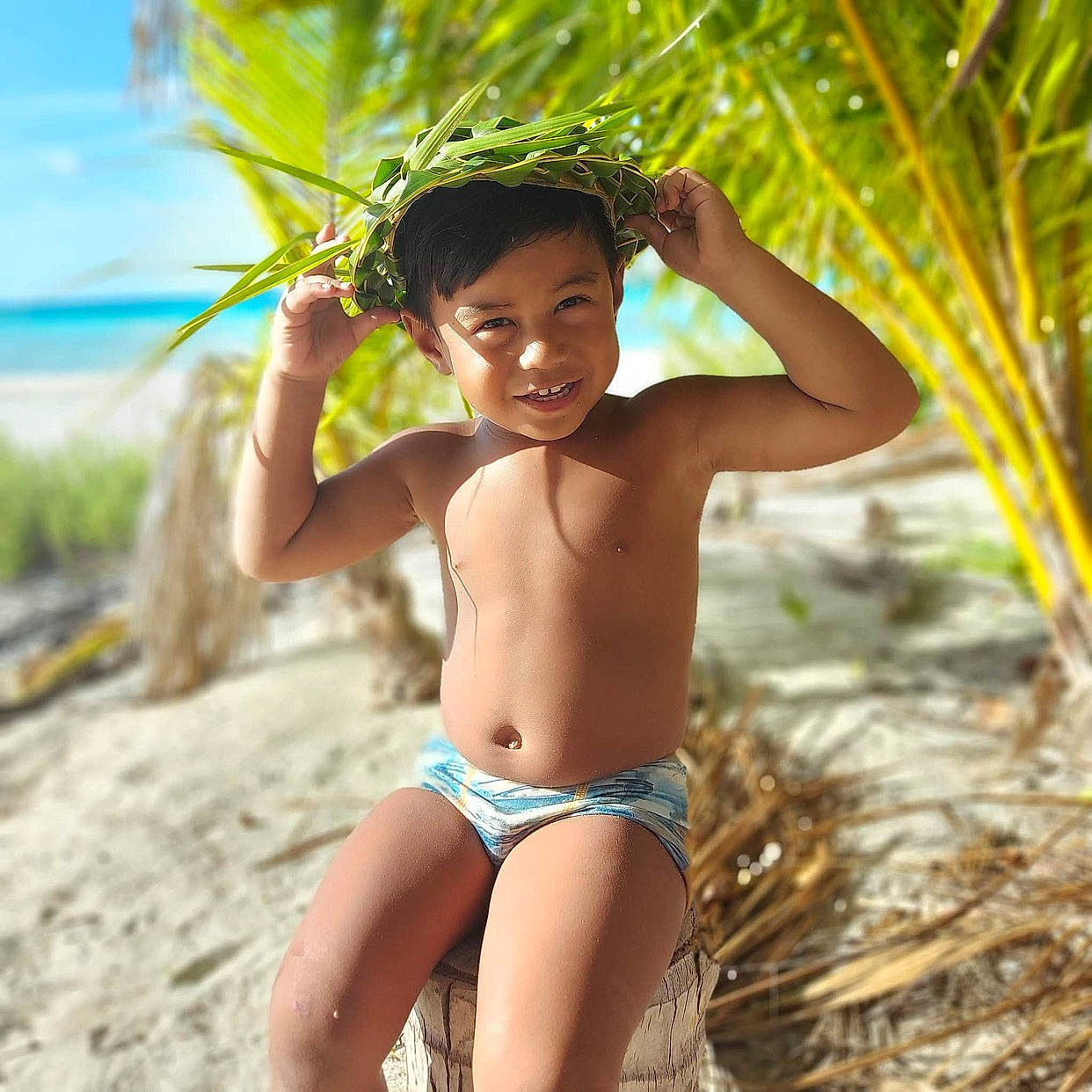 Moananui participe au concours pour gagner de l'argent avec cette photo : beach, bikini, briefs, child, child_model, fun, happy, joy, muscle, people_in_nature, person, smile, summer, swimwear, undergarment, vacation